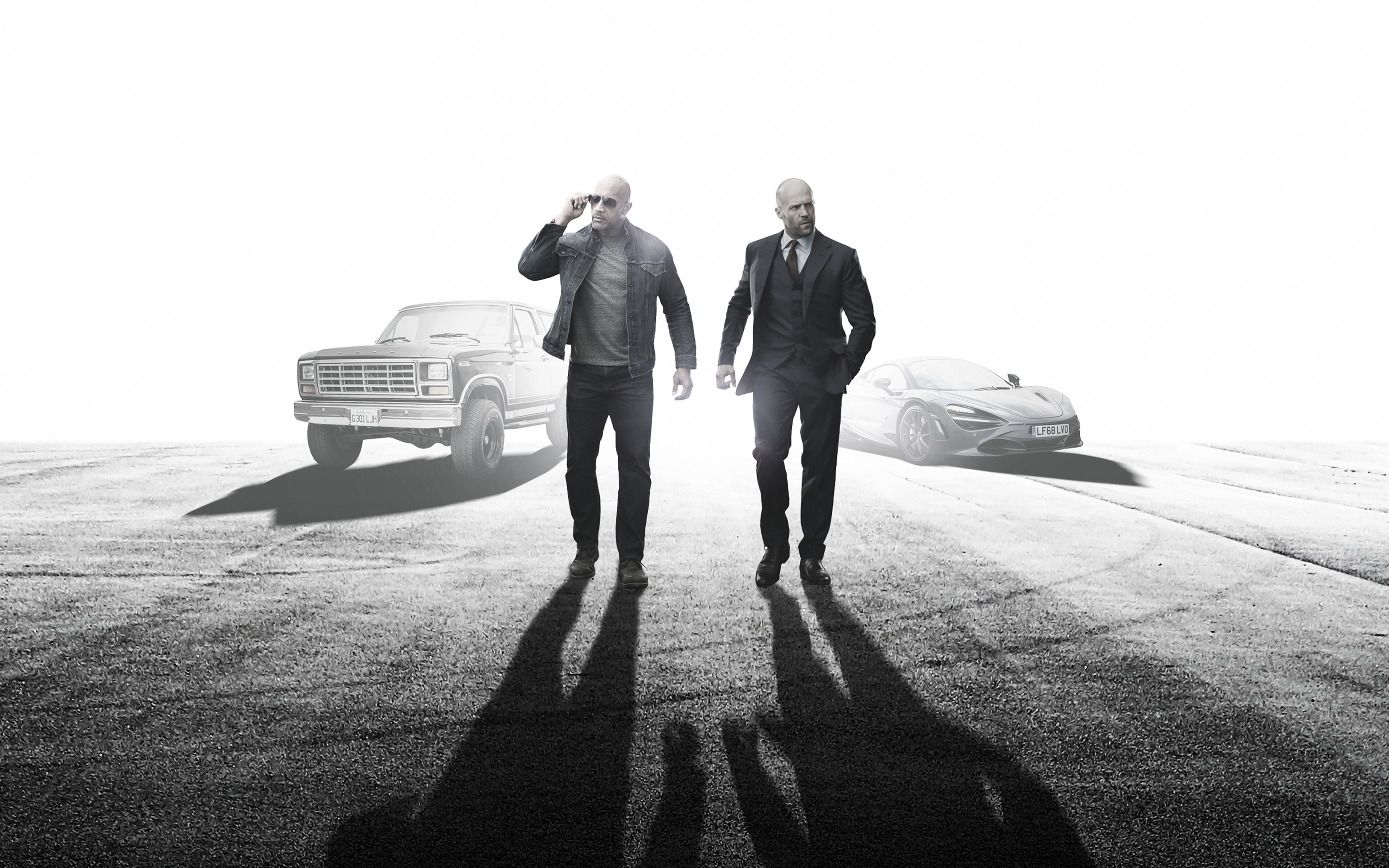 Fast & Furious Presents: Hobbs & Shaw, Dwayne Johnson, Jason Statham, 2880x1800 wallpaper