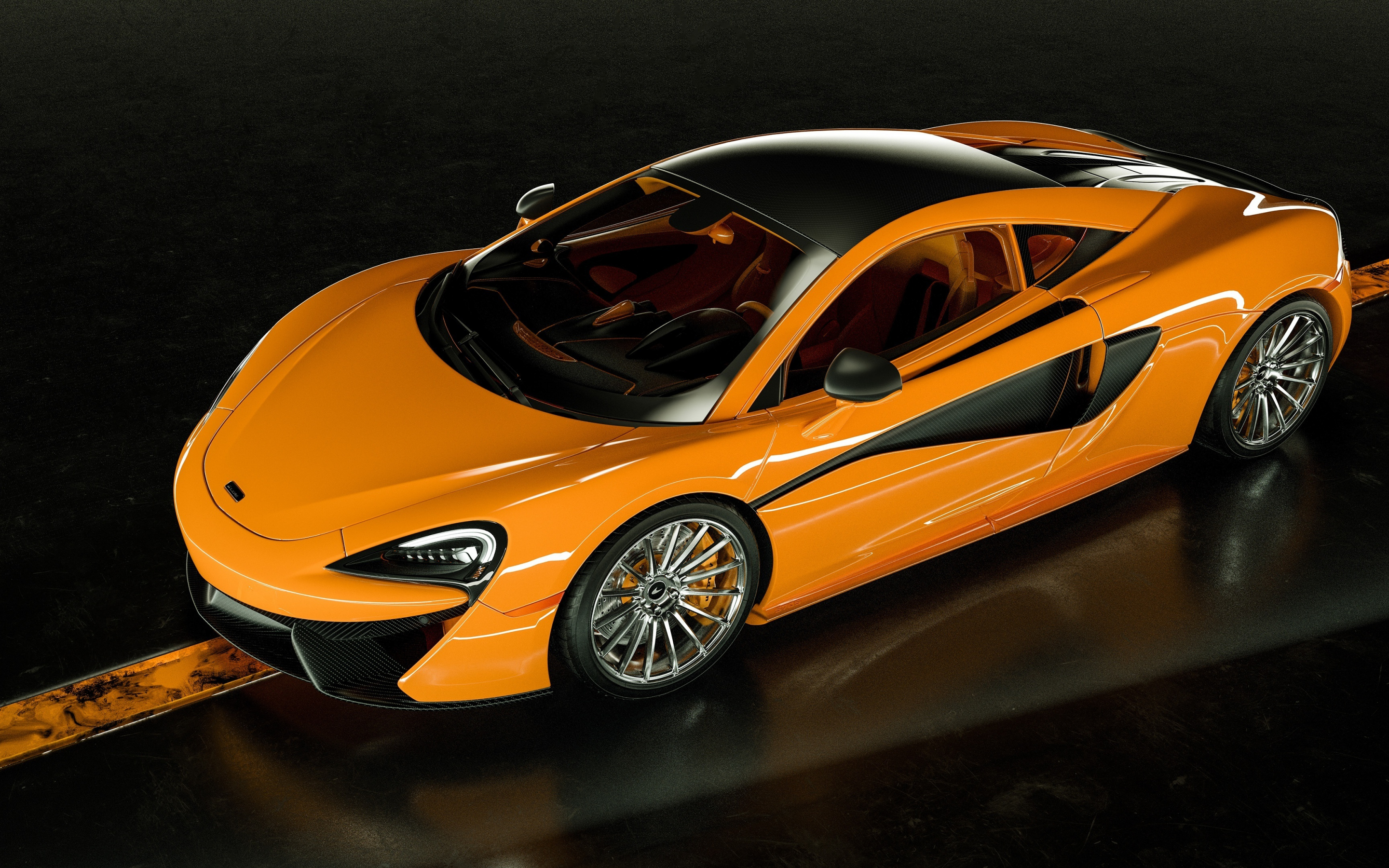Beautiful, sports car, McLaren 570S, 2880x1800 wallpaper