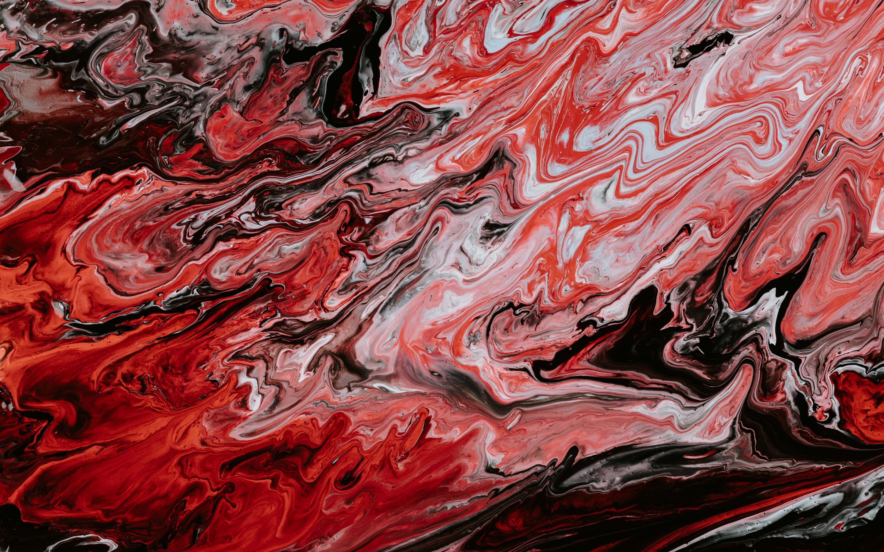 Red, canvas, texture, artwork, 2880x1800 wallpaper