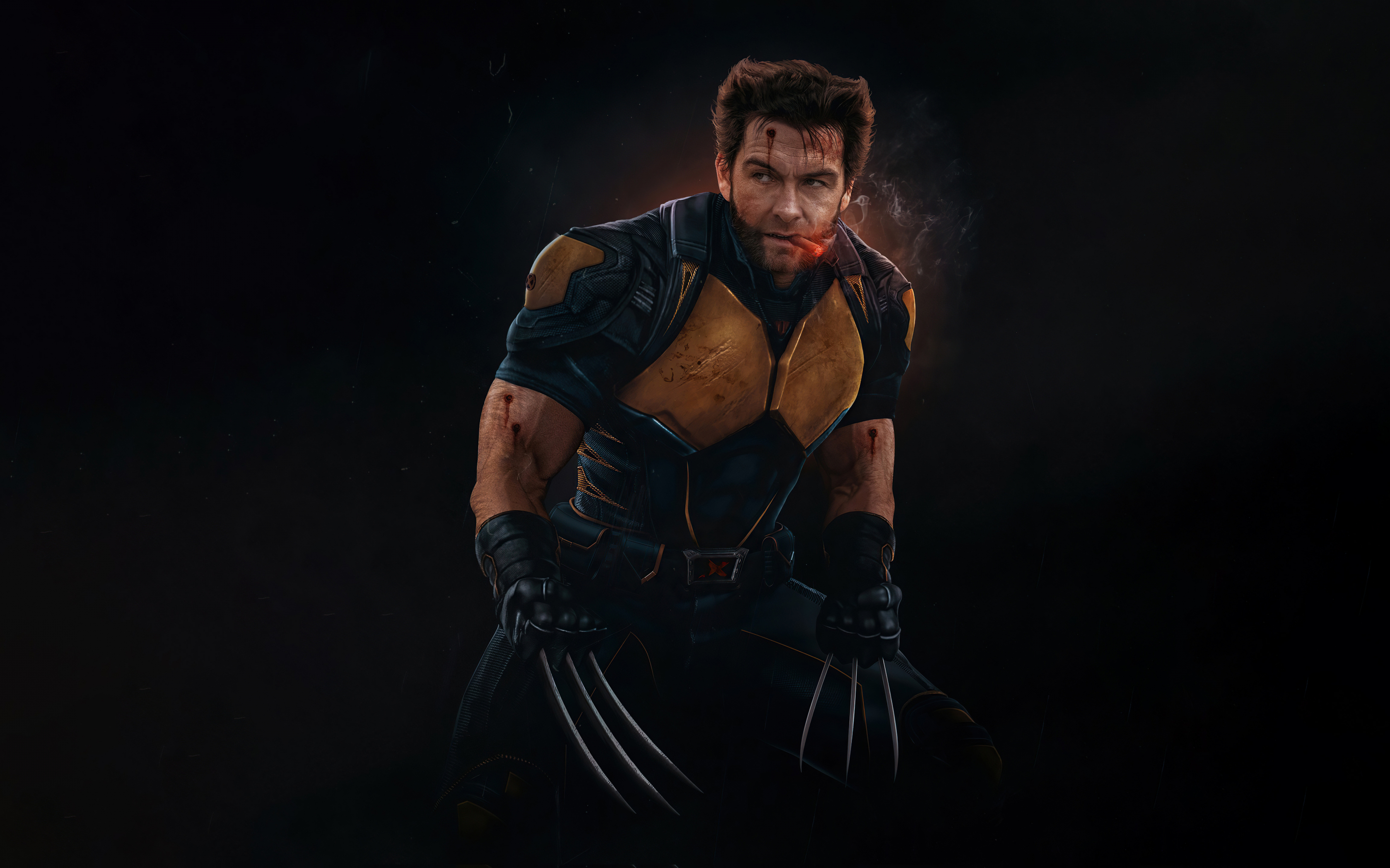 Wolverine, x-men, fan art, 2880x1800 wallpaper