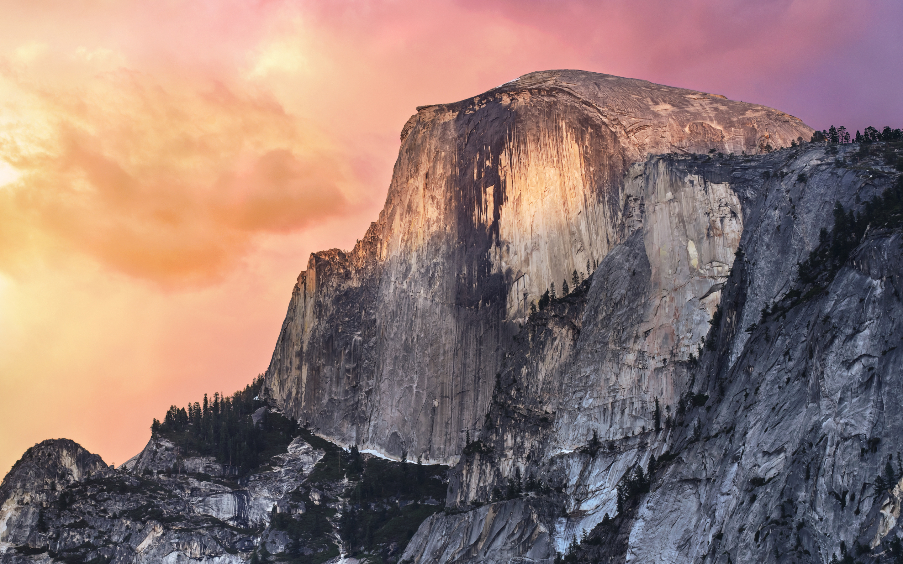 Half dome, Yosemite Valley, national park, mountains, 2880x1800 wallpaper