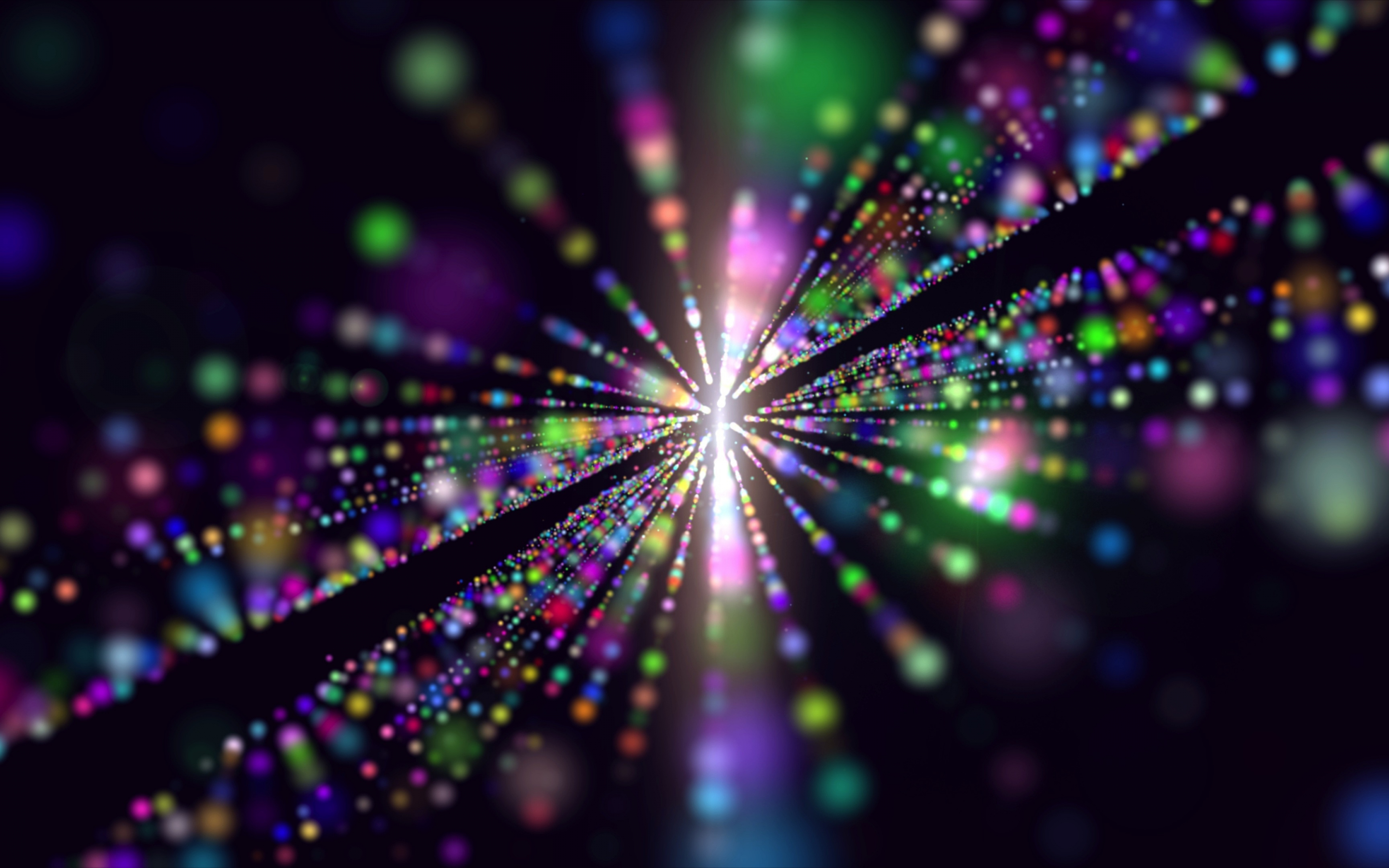 Laser, colorful, dots, abstract, 2880x1800 wallpaper