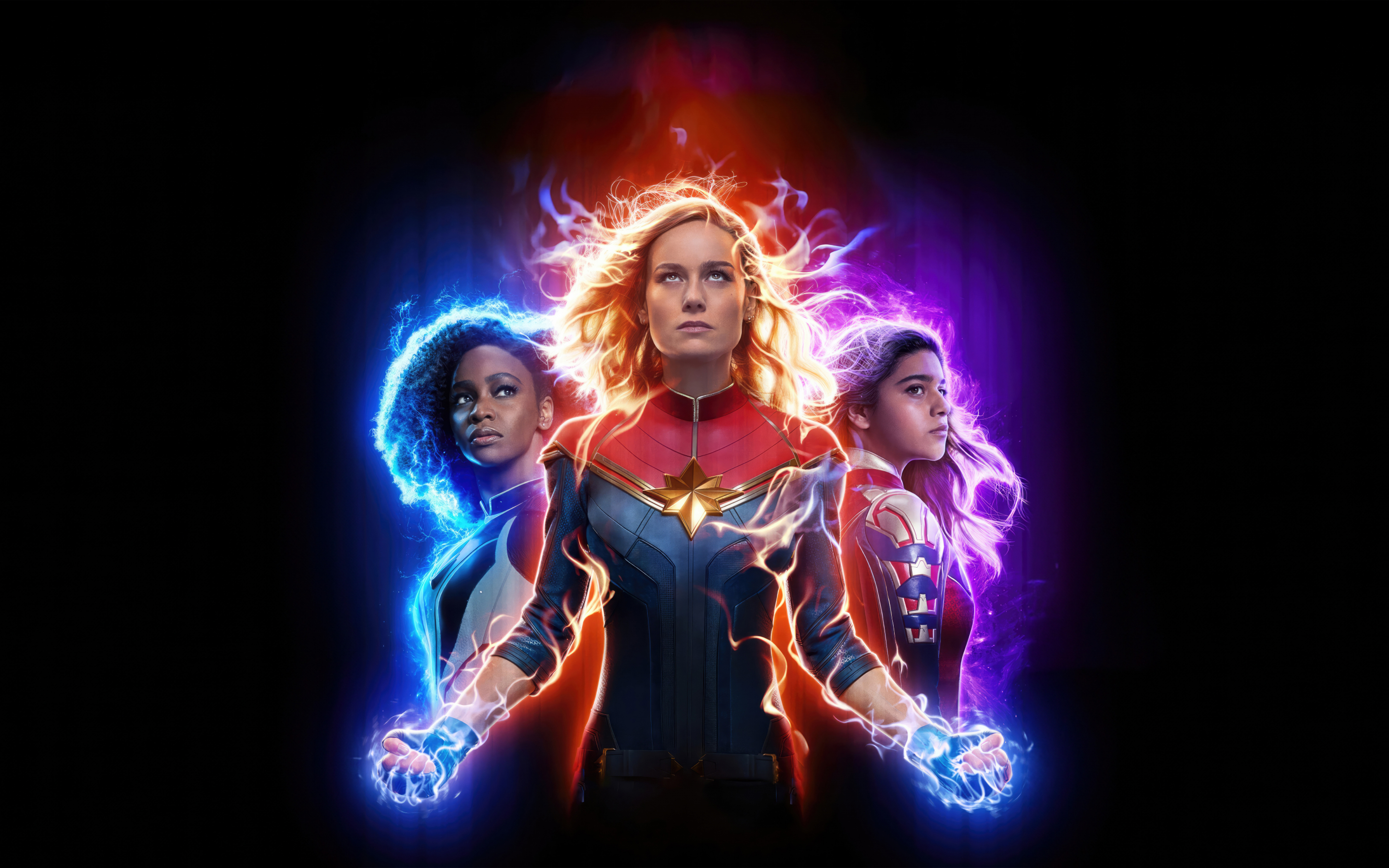 The Marvels, all girl heroes, movie, 2880x1800 wallpaper