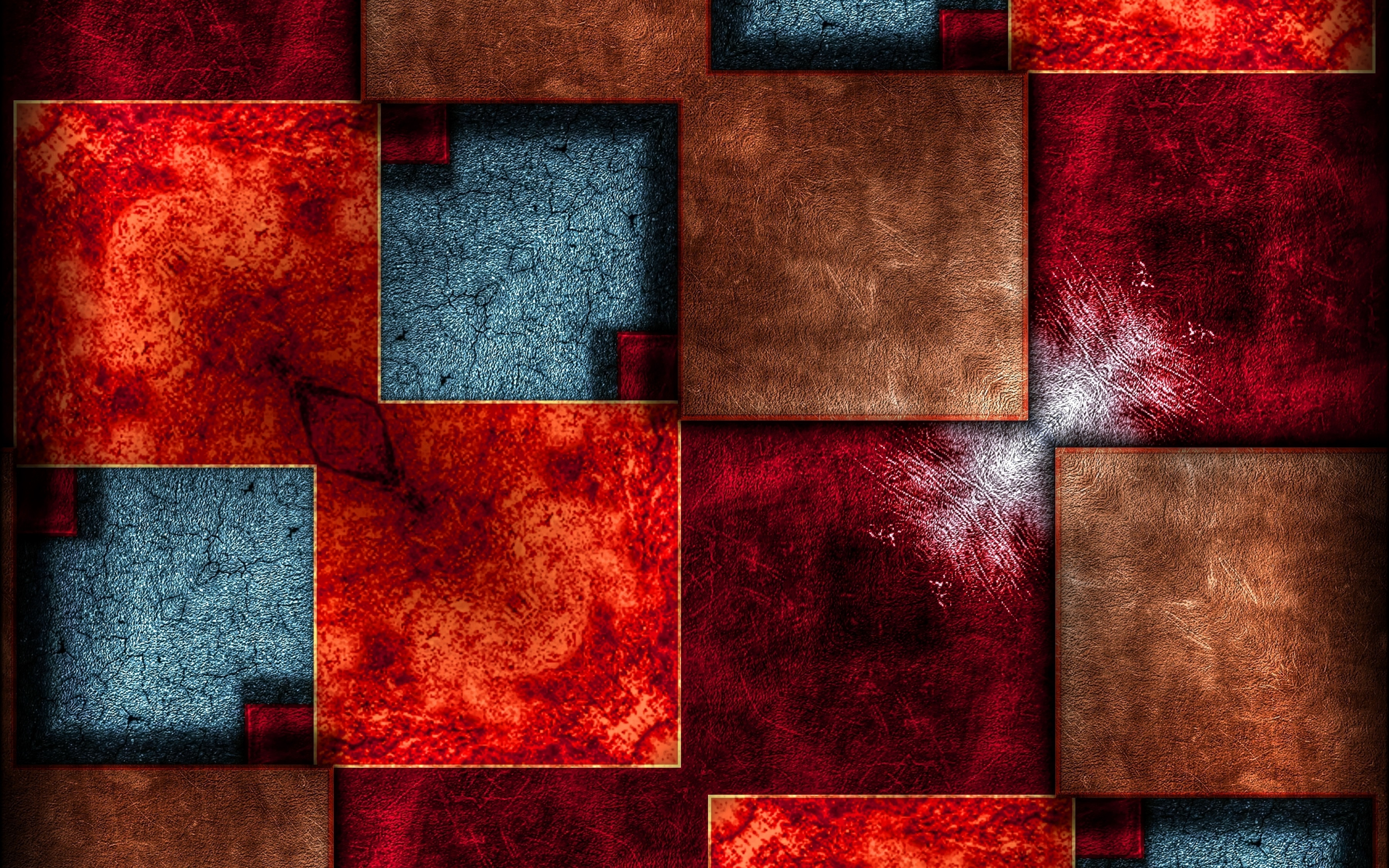 Boxes, squares, colorful, abstract, 2880x1800 wallpaper