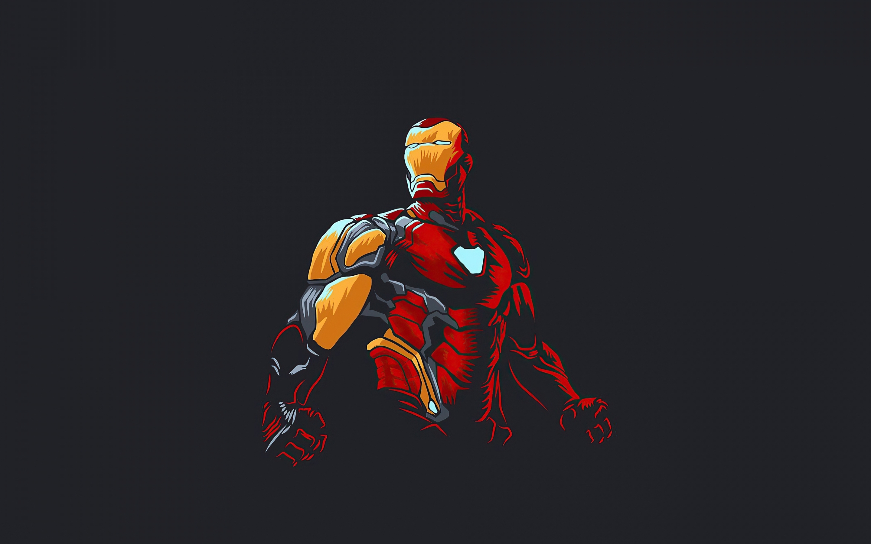 Iron man, new suit, 2020 artwork, 2880x1800 wallpaper