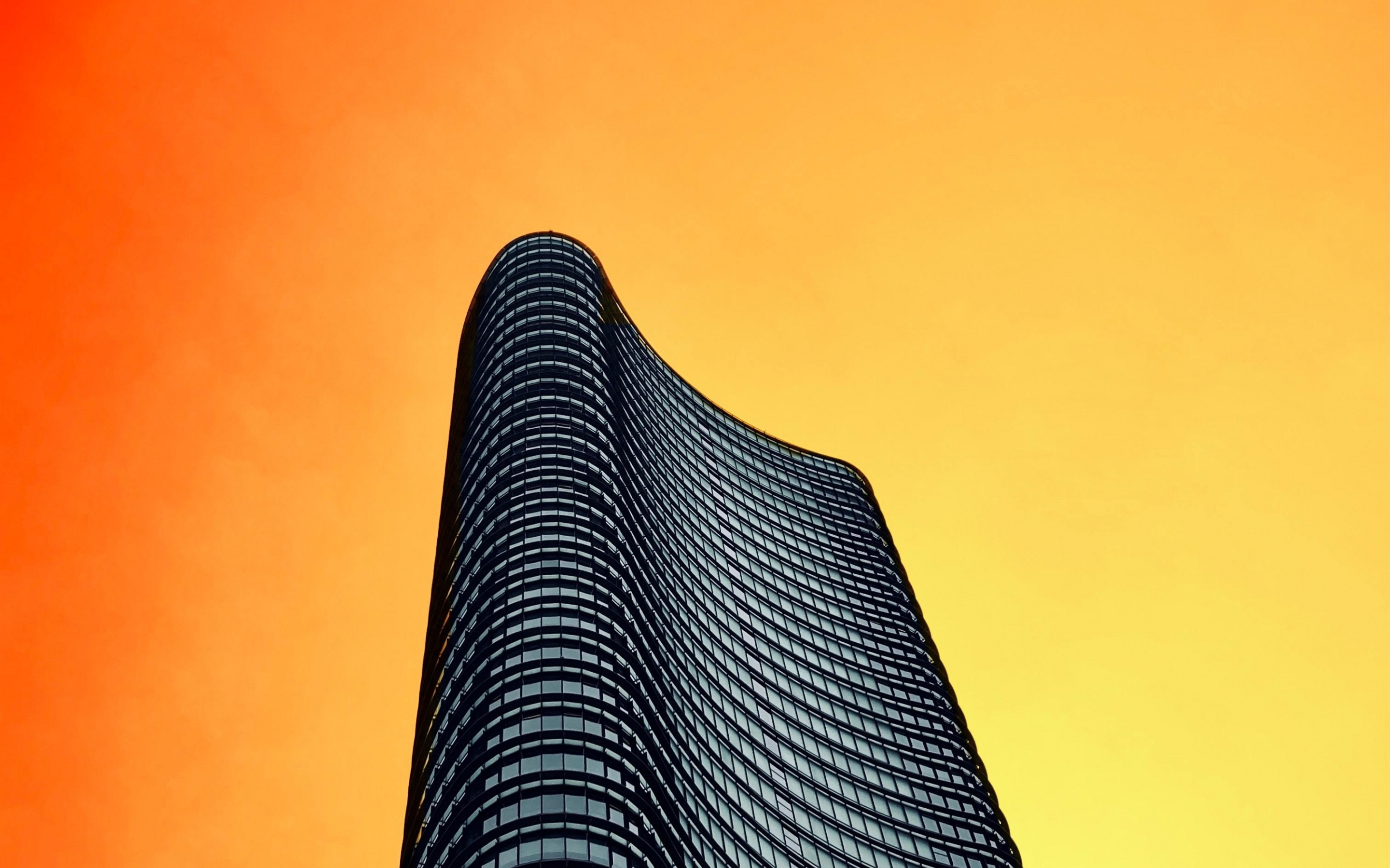 High tower building, architecture, 2880x1800 wallpaper