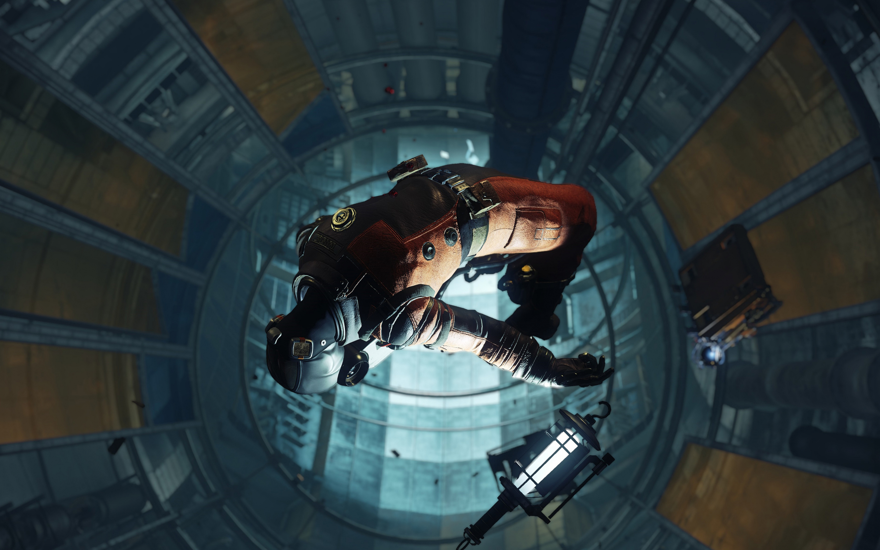 Prey, video game, flight, in space, 2880x1800 wallpaper