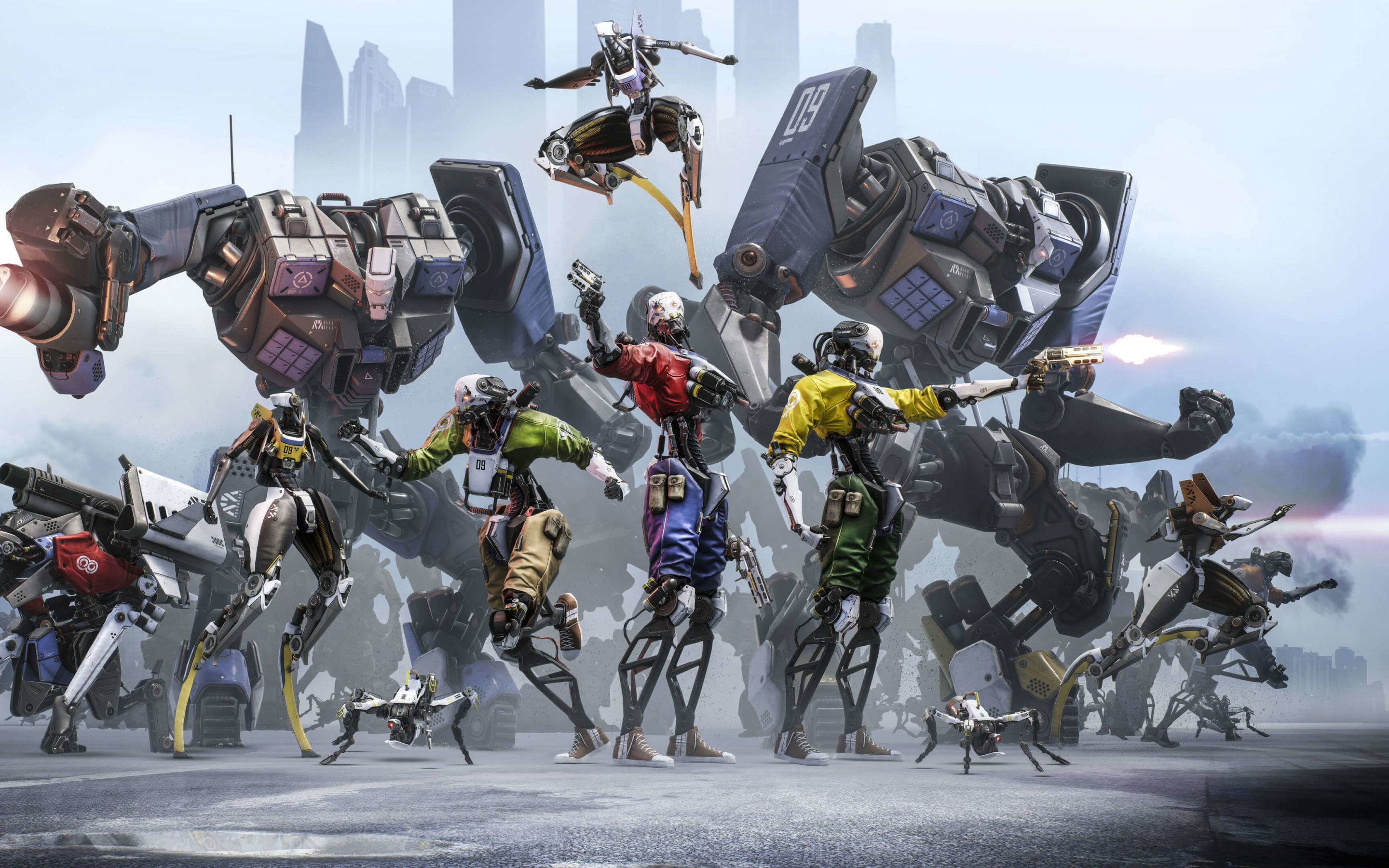 Robo Recall, fighters, video game, 2880x1800 wallpaper