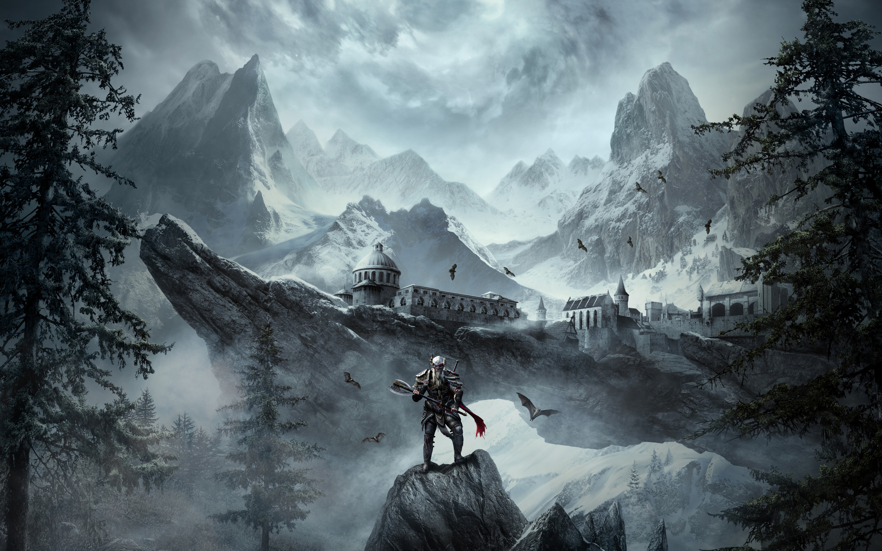 The Elder Scrolls Online, warrior, online game, 2880x1800 wallpaper