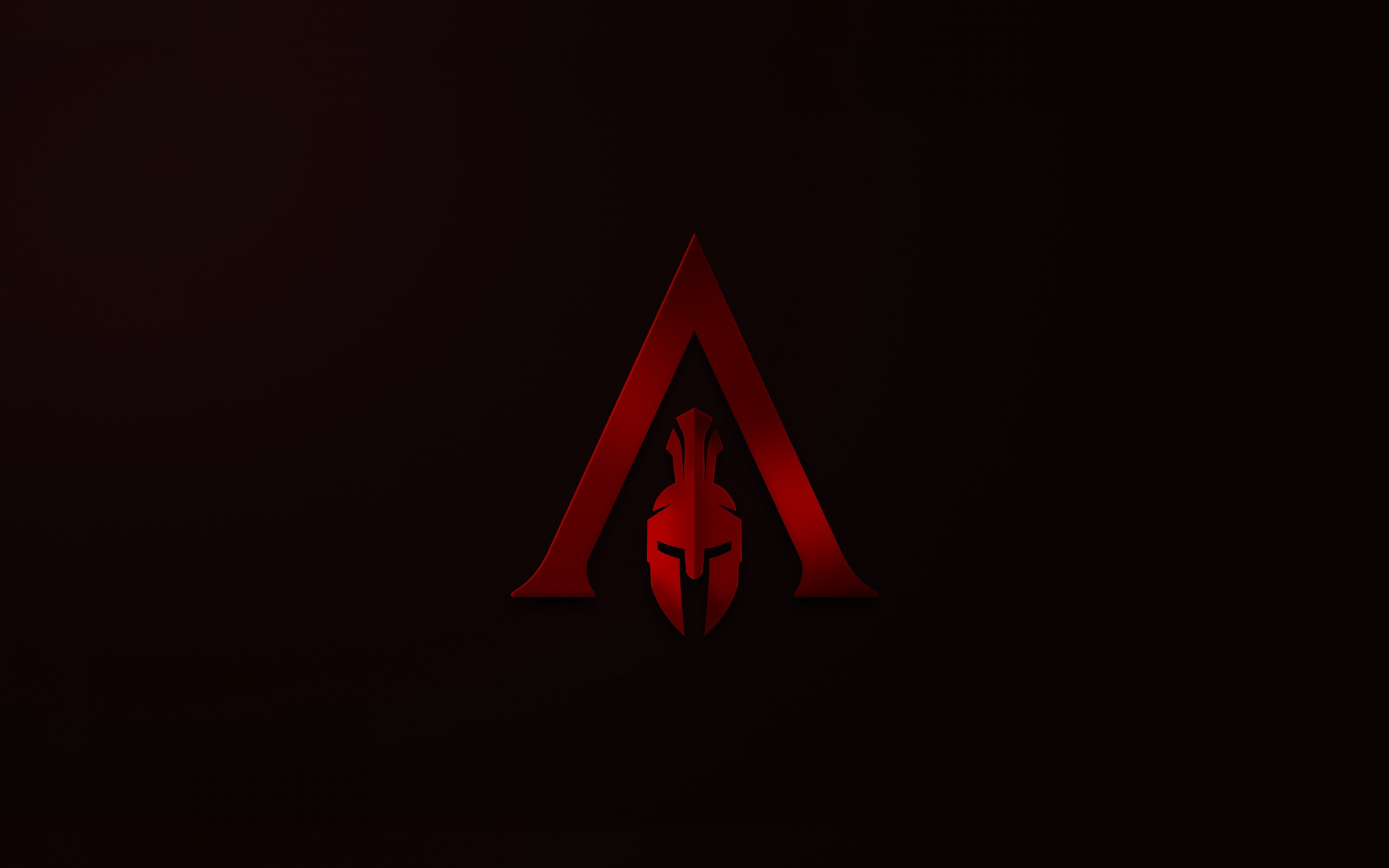 Helmet, minimal, Assassin's Creed Odyssey, 2880x1800 wallpaper