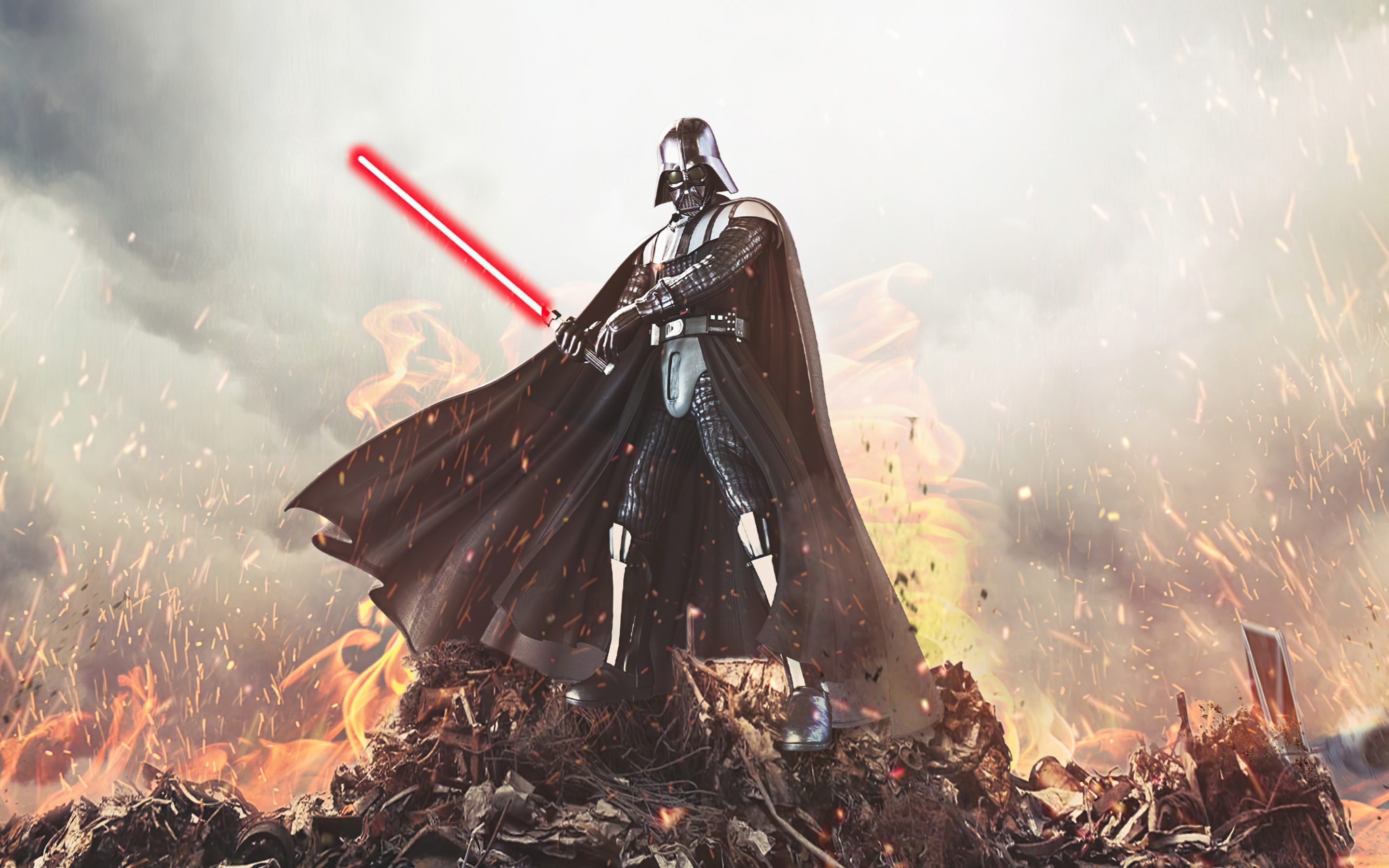 Darth Vader, Dark Force, video game, 2880x1800 wallpaper