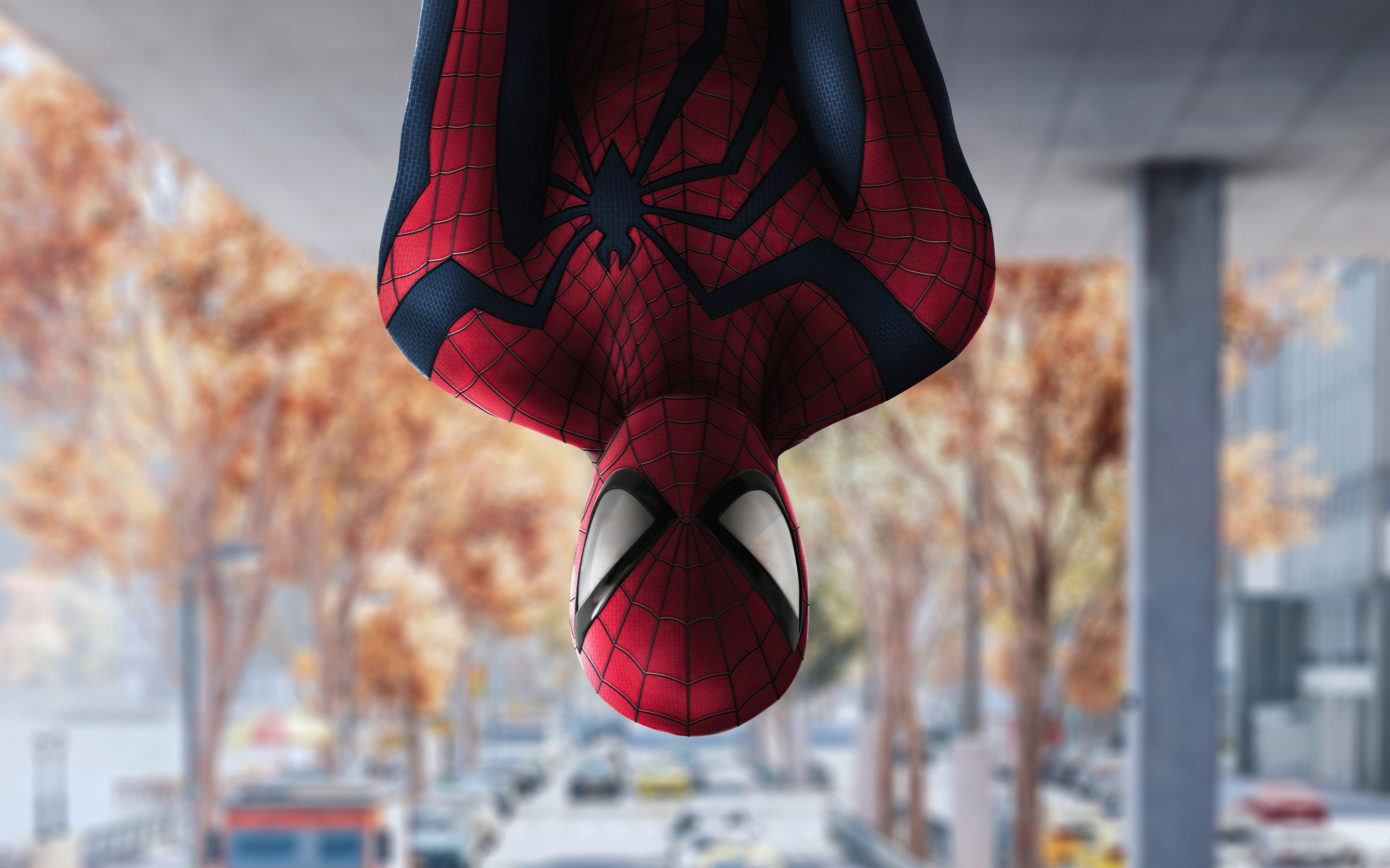 Spiderman beyond, upside down, 2021, 2880x1800 wallpaper