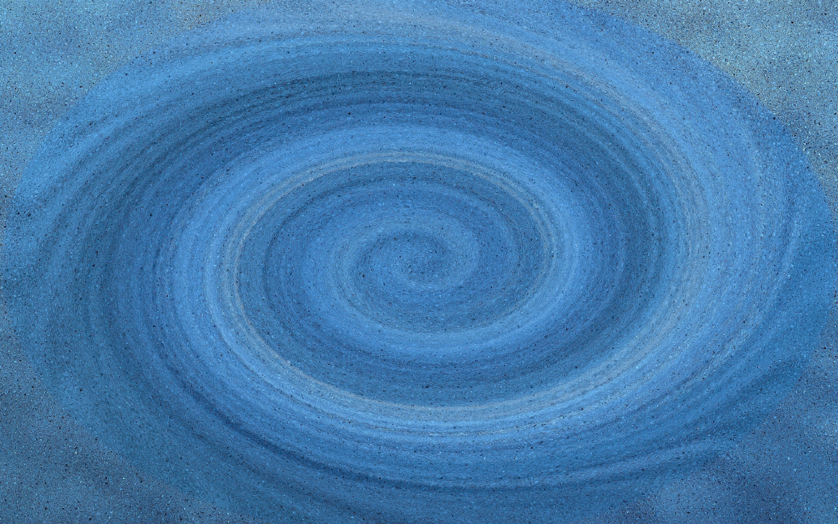 Swirl, abstract, blue, 2880x1800 wallpaper