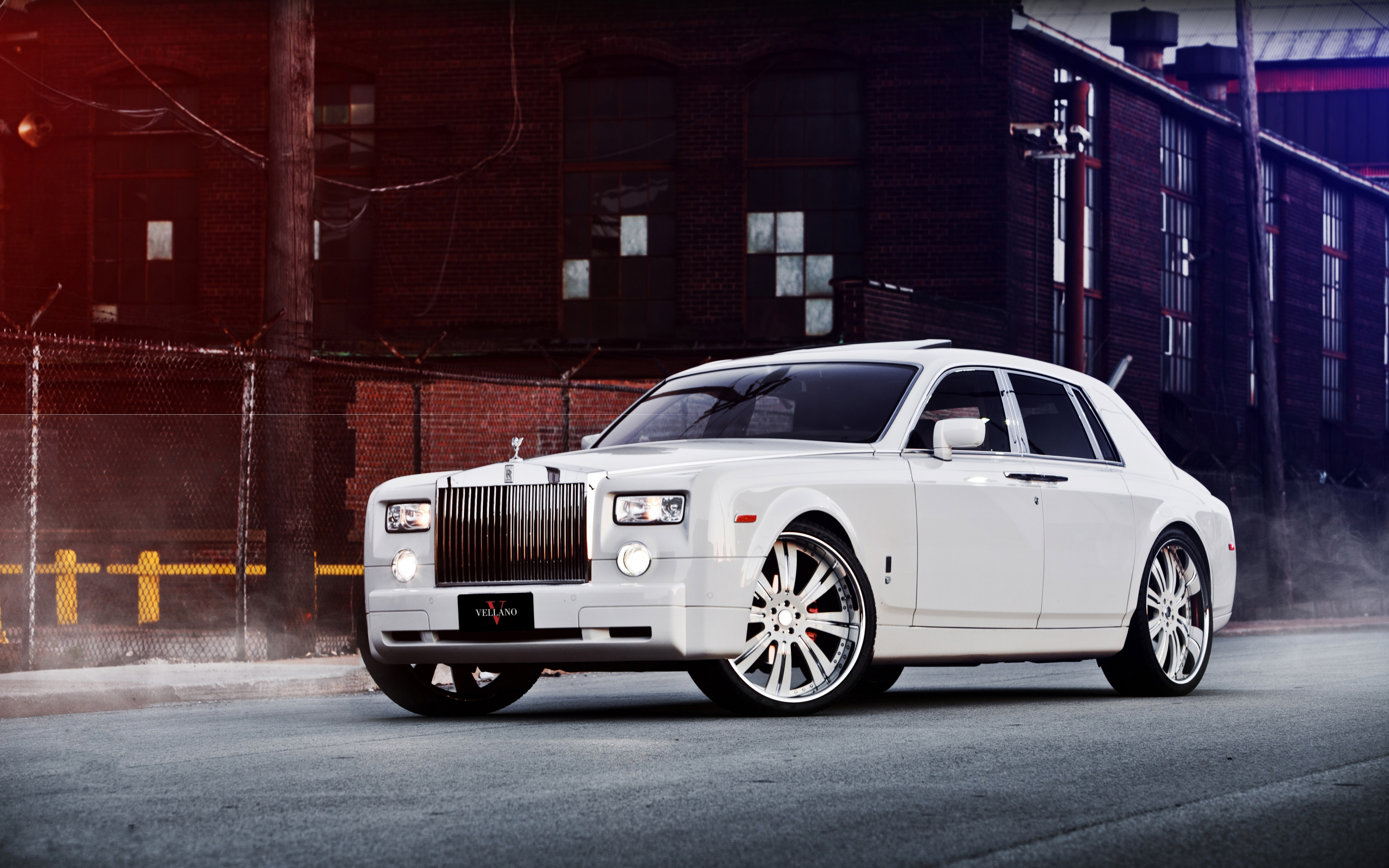 White, luxury car, Rolls-Royce, 2880x1800 wallpaper