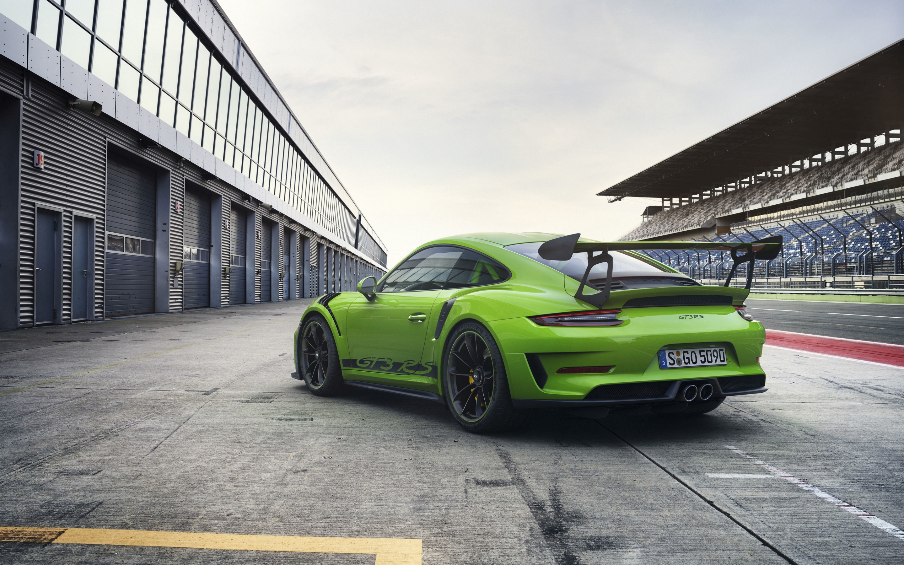 Limited Edition, Porsche 911 GT3 RS, 2018 car, rear, 2880x1800 wallpaper