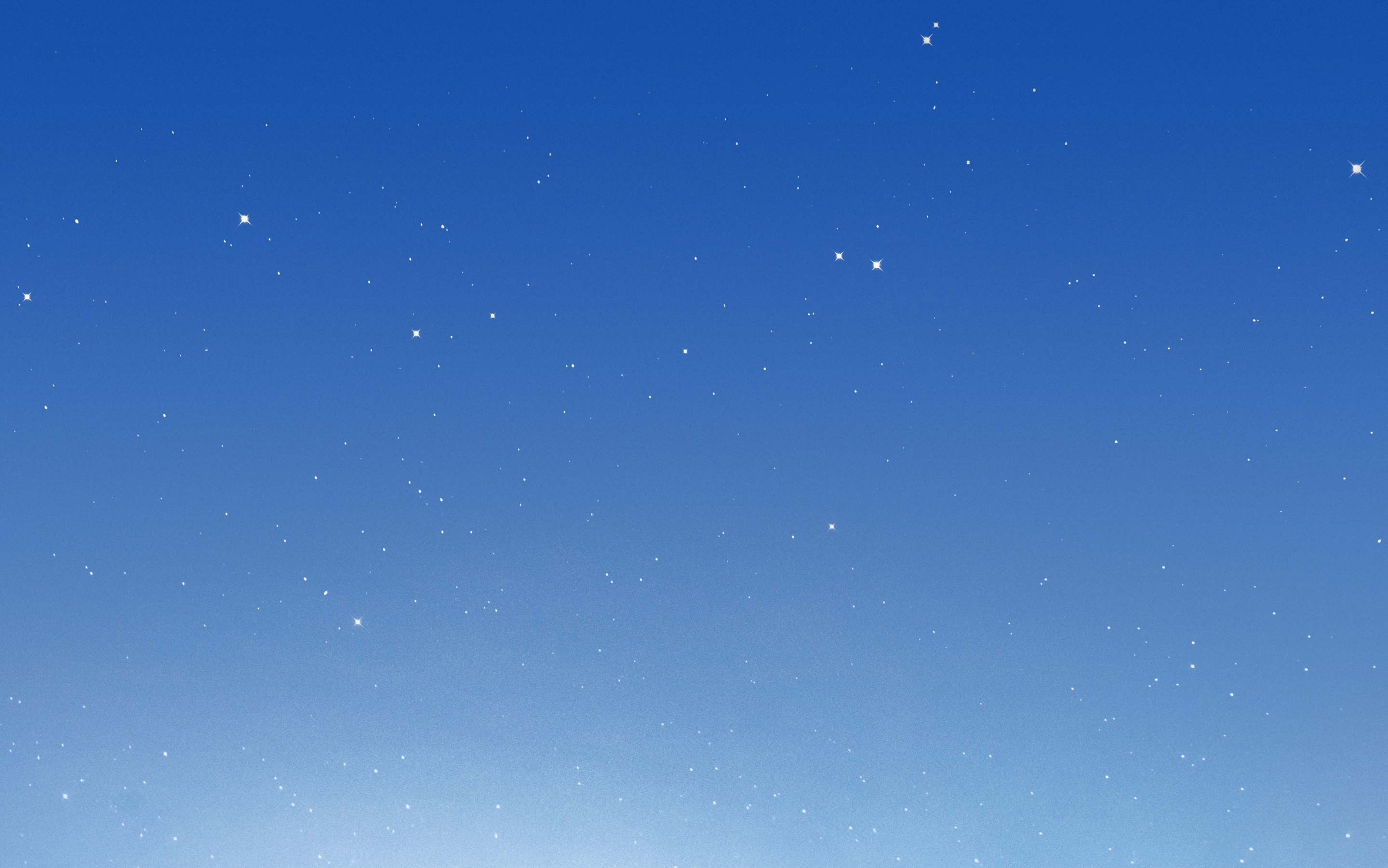 Clear sky, sky, blue, stars, evening, 2880x1800 wallpaper