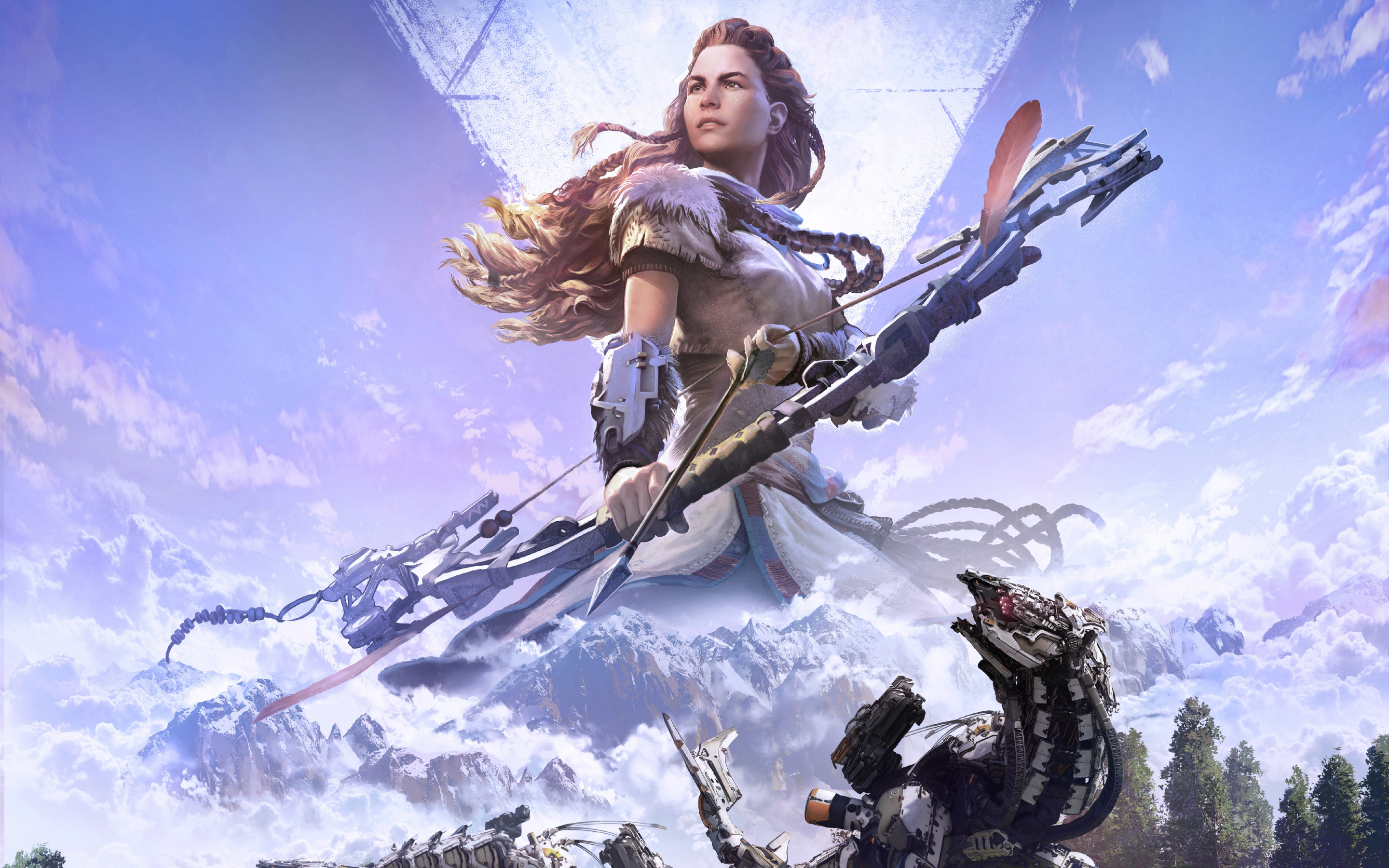 Horizon Zero Dawn, Video game, Aloy, archer, 2880x1800 wallpaper