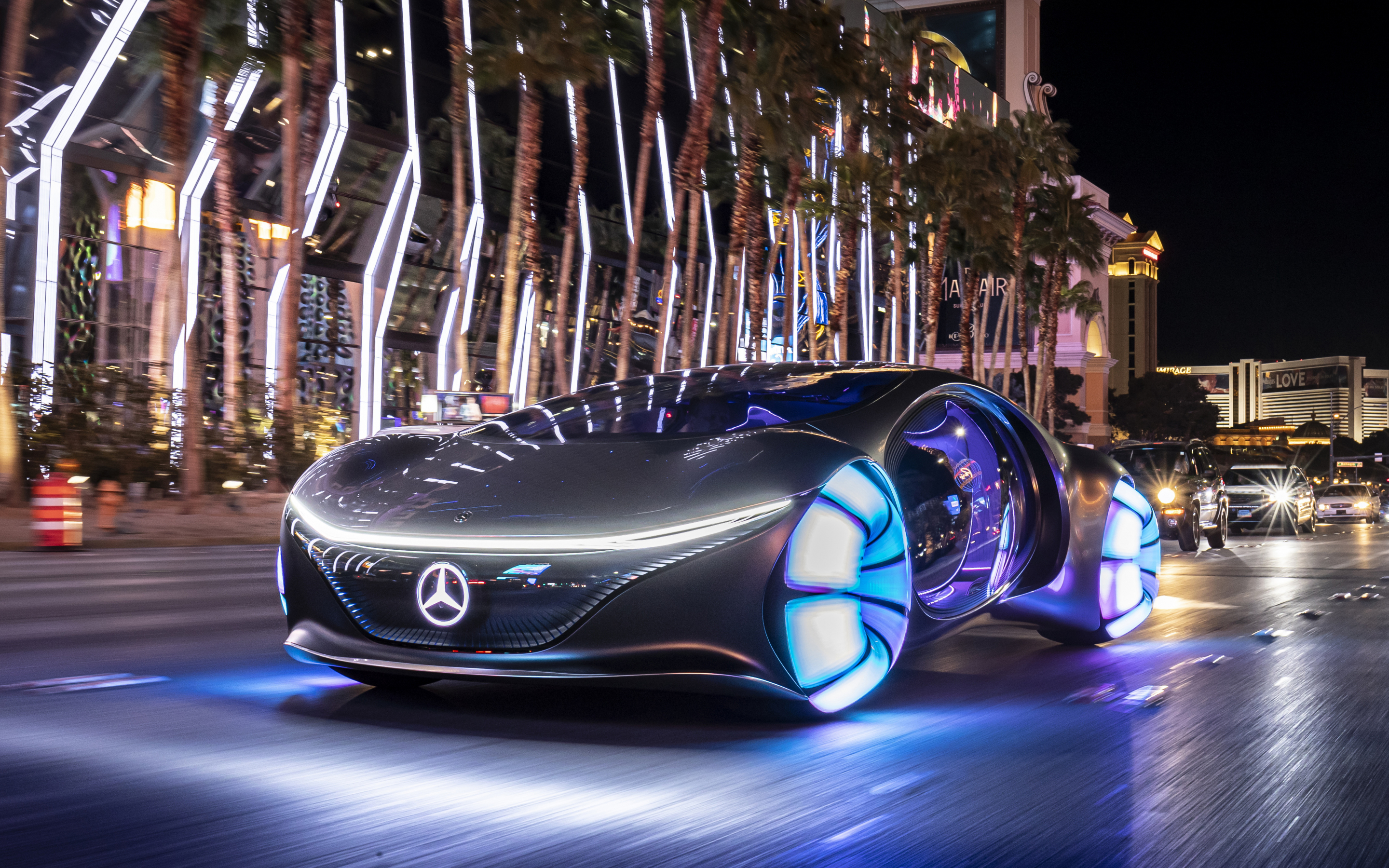 Mercedes-Benz VISION AVTR, on-road, concept car, 2020, 2880x1800 wallpaper