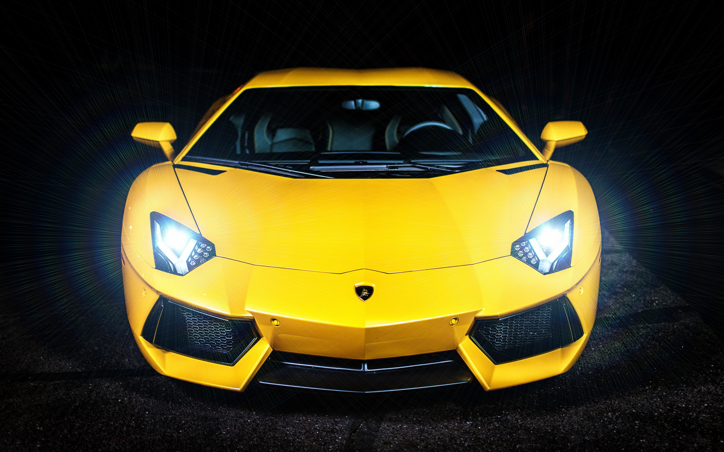 Lamborghini Murciélago, sports car, front, 2880x1800 wallpaper