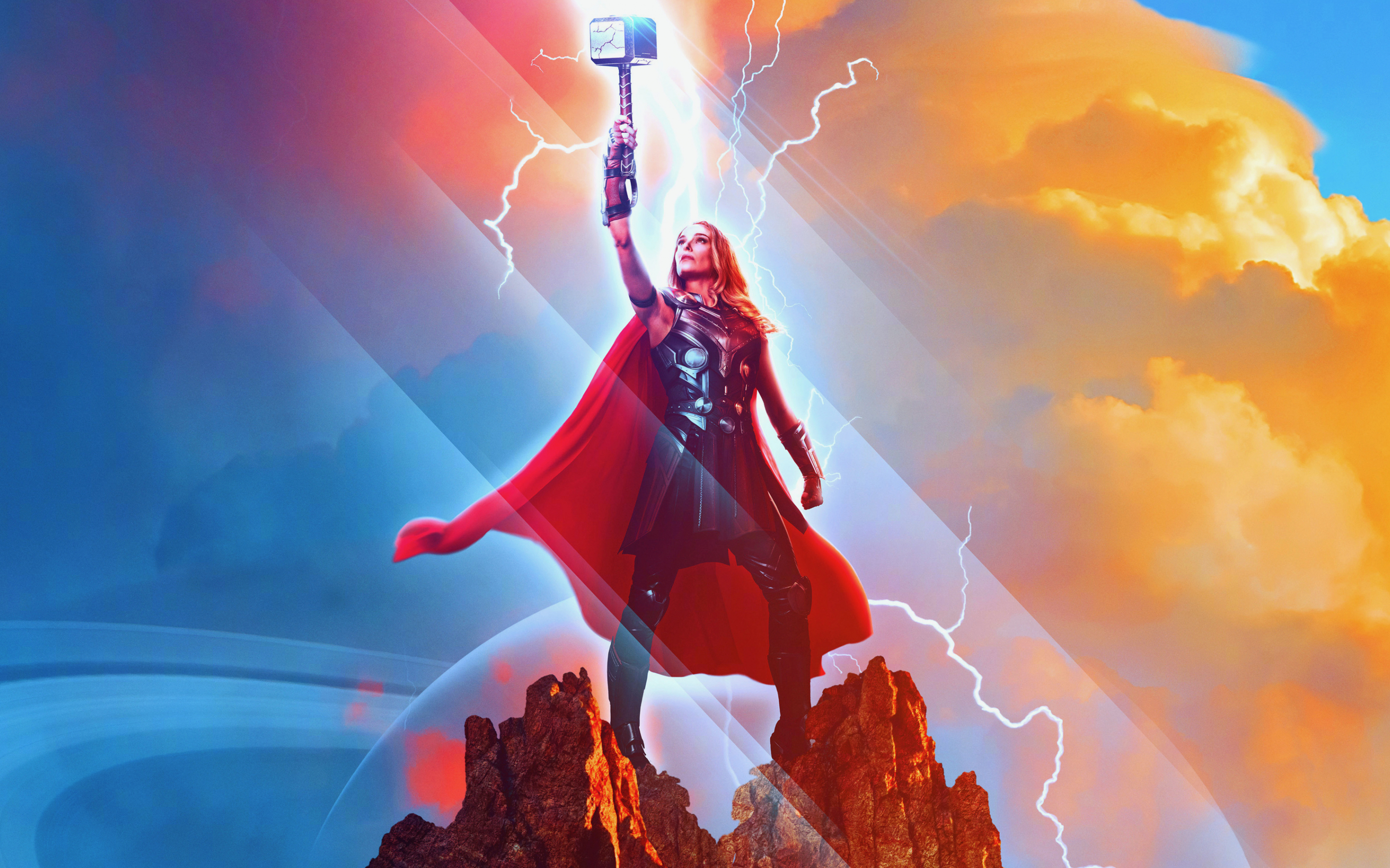 Lady Thor, Thor: Love and Thunder, 2022 action movie, 2880x1800 wallpaper