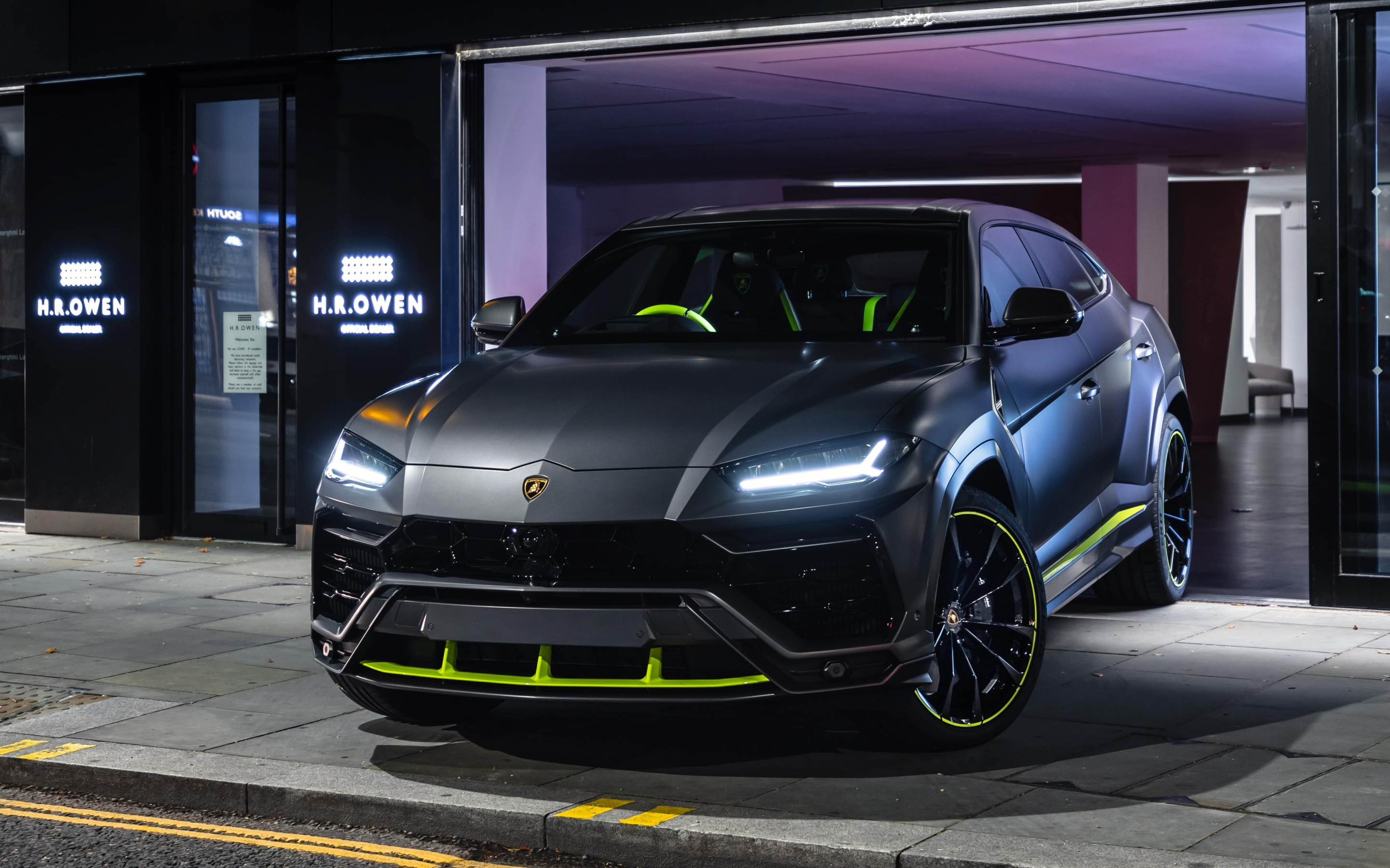 Lamborghini Urus Graphite Capsule, luxury sport car, 2022, 2880x1800 wallpaper