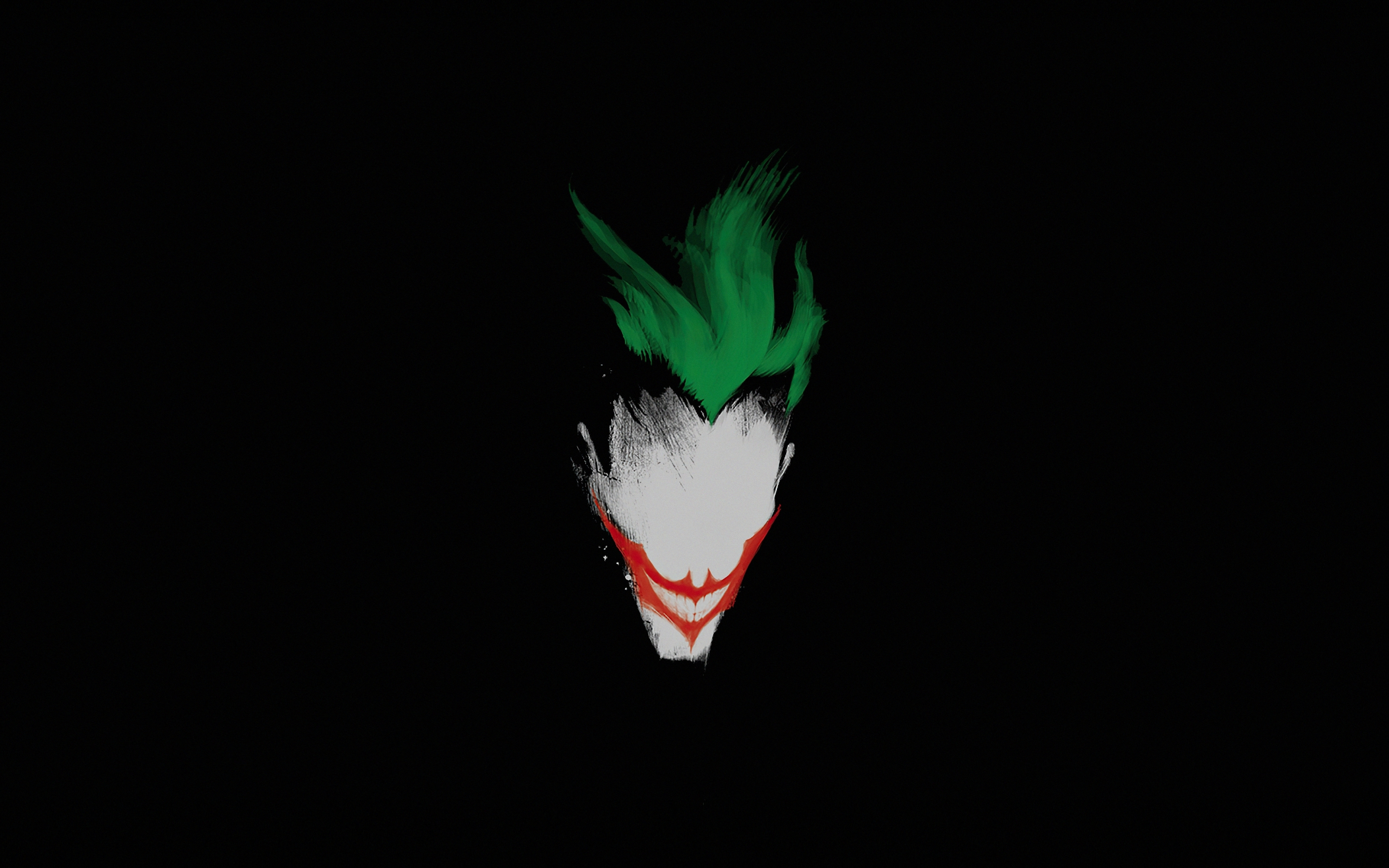 Joker, smile, minimal, 2880x1800 wallpaper