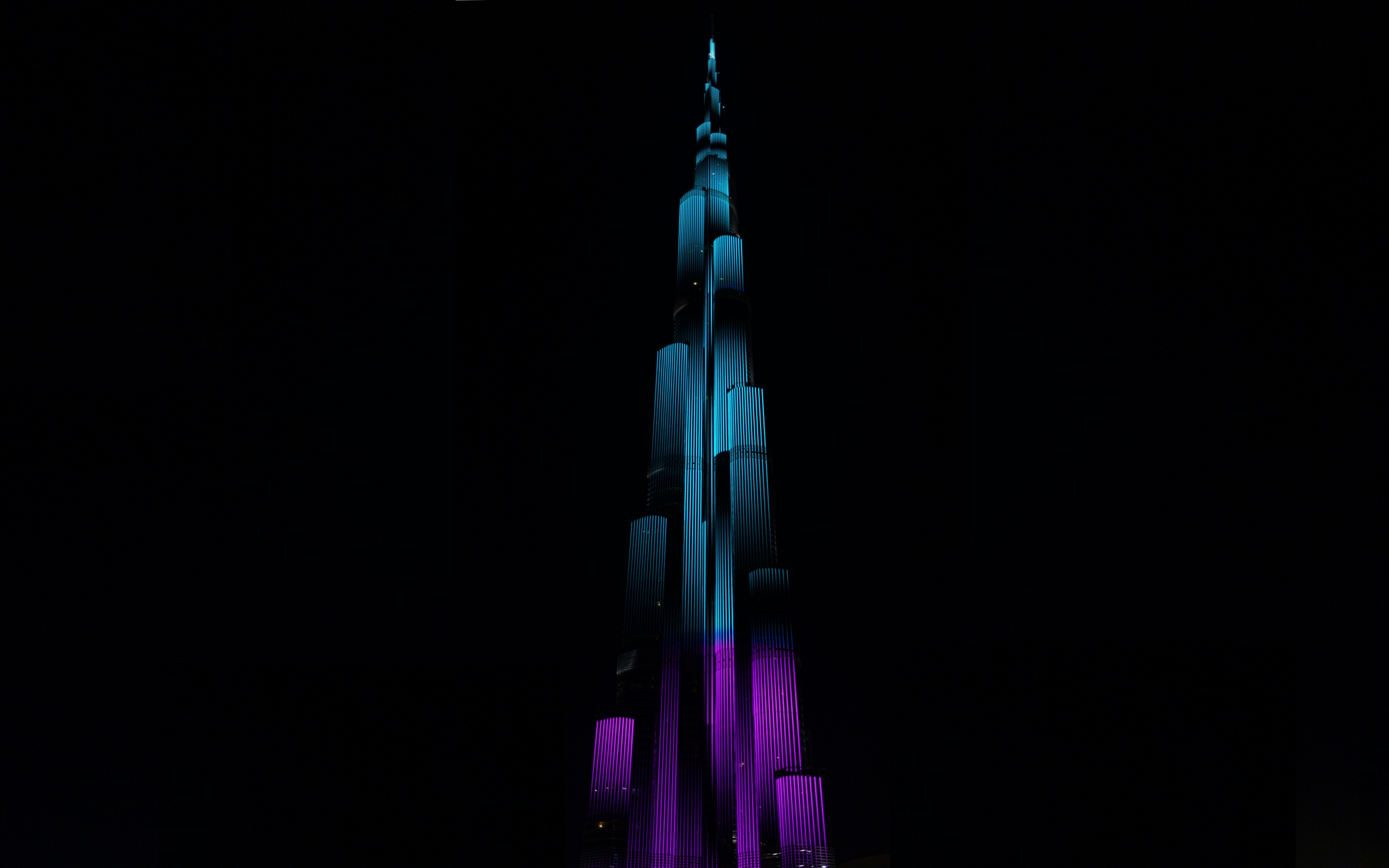 Burj khalifa, building, Dubai, minimal, 2880x1800 wallpaper