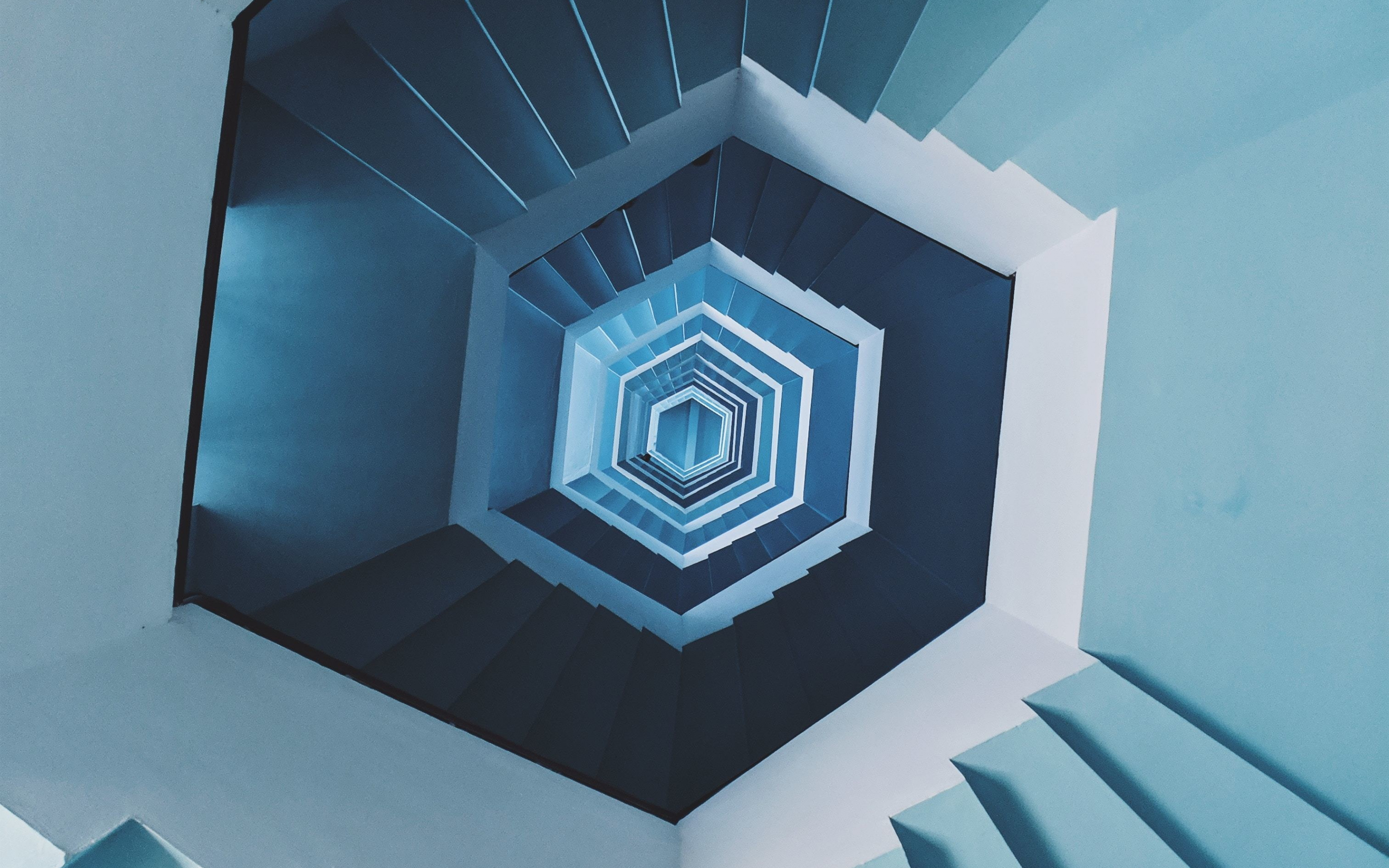Staircase, spiral, interior design, architecture, 2880x1800 wallpaper