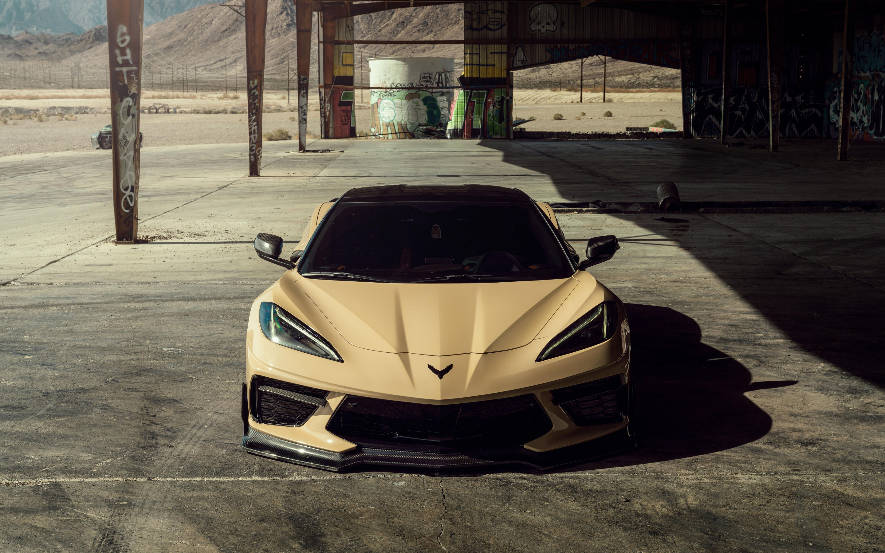 2023 Corvette C8 Sand Vossen Gabes, luxury sports car, 2880x1800 wallpaper