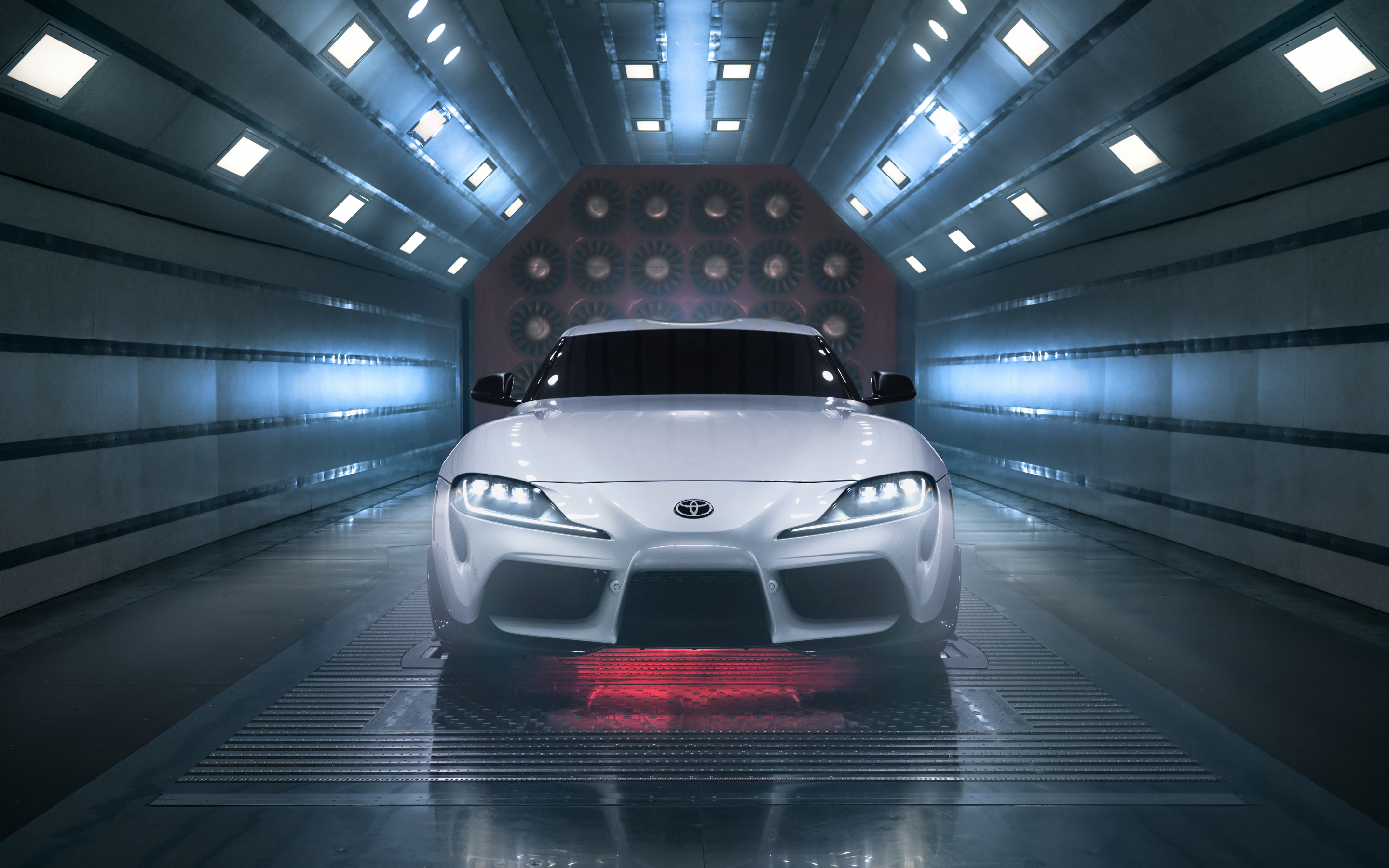 2022 Toyota Supra A91-CF carbon fiber, white sports car, 2880x1800 wallpaper