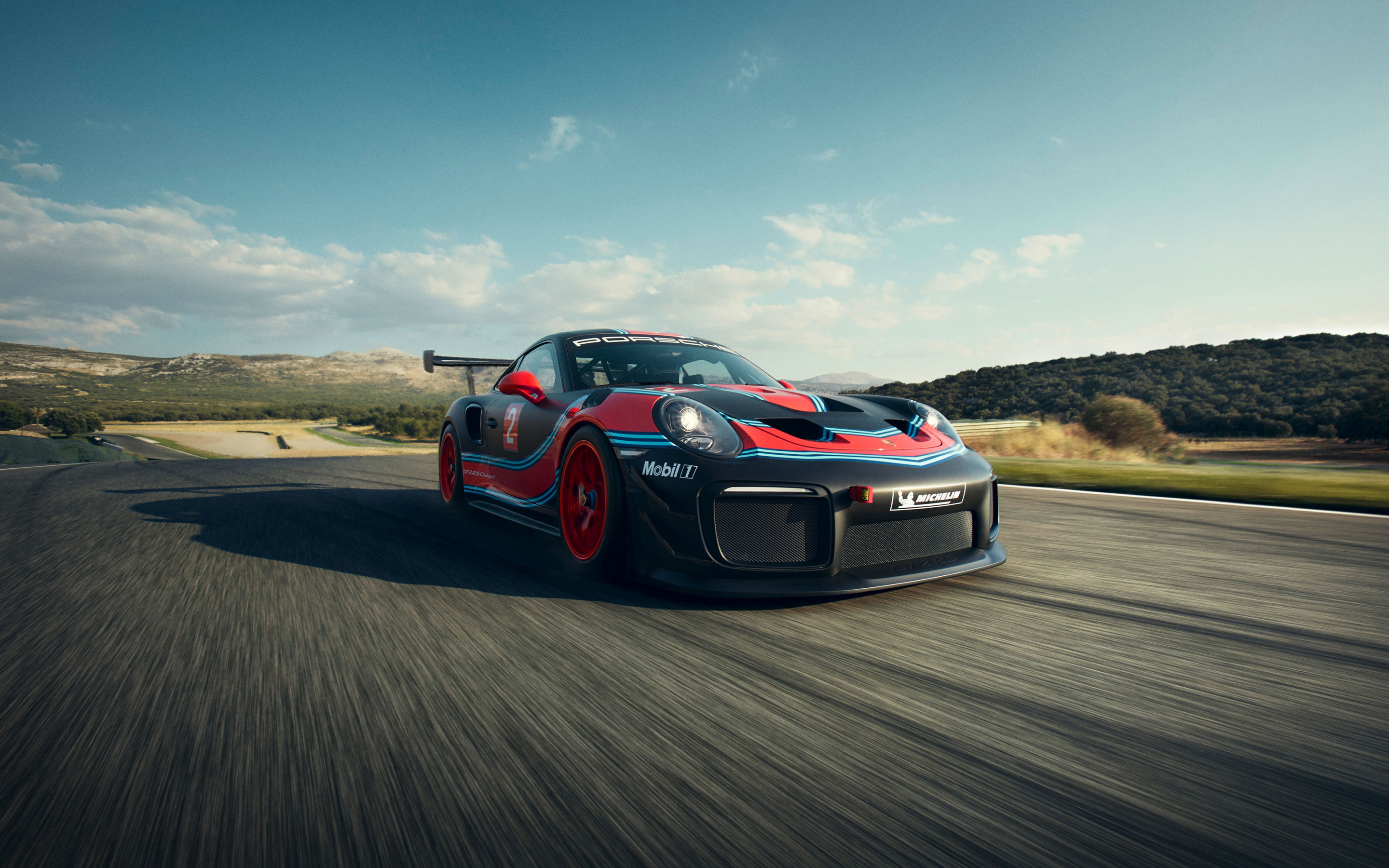 Porsche 911 GT2 RS clubsport, sports car, 2019, 2880x1800 wallpaper