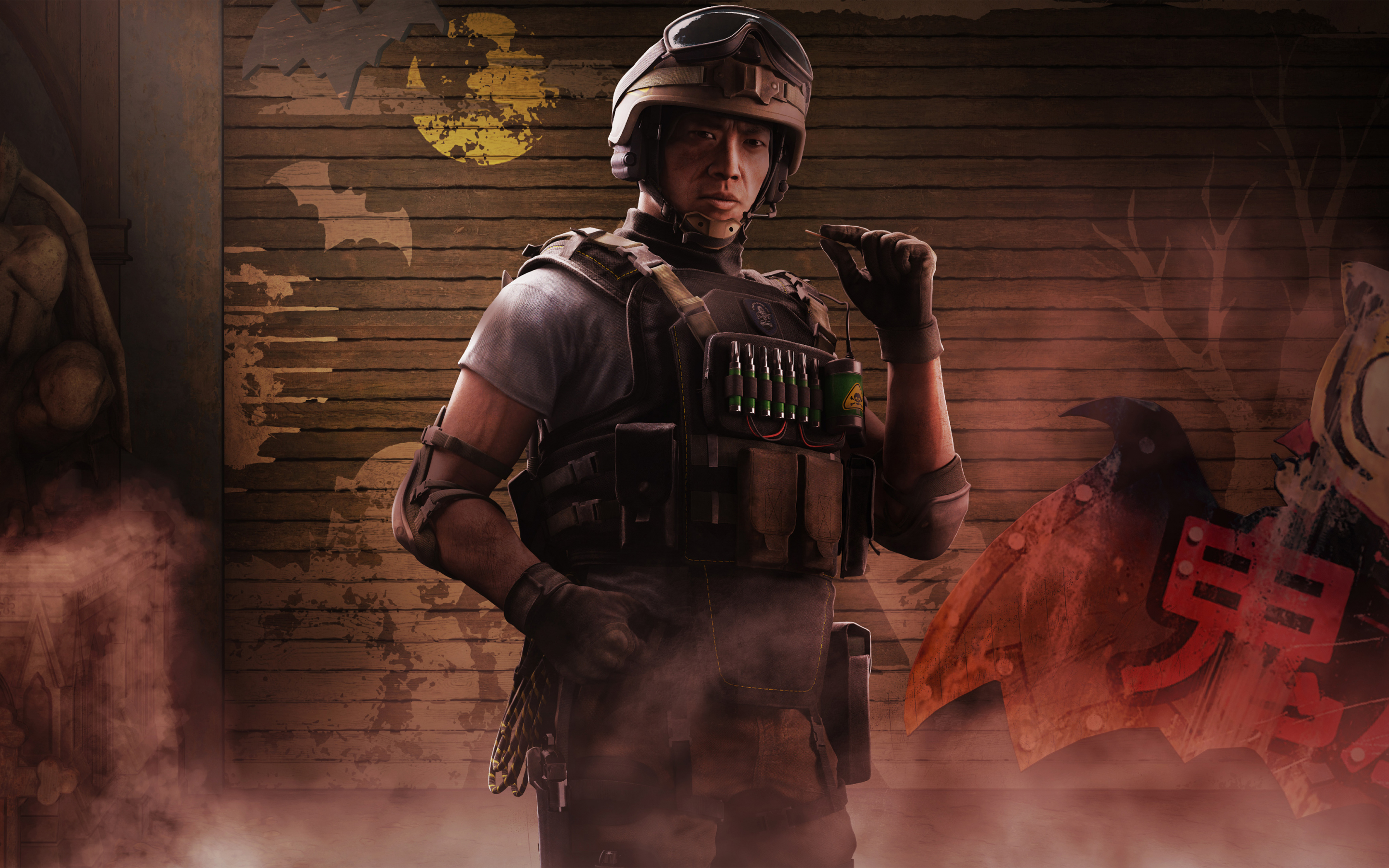 Tom Clancy's Rainbow Six Siege, video game, soldier, 2880x1800 wallpaper