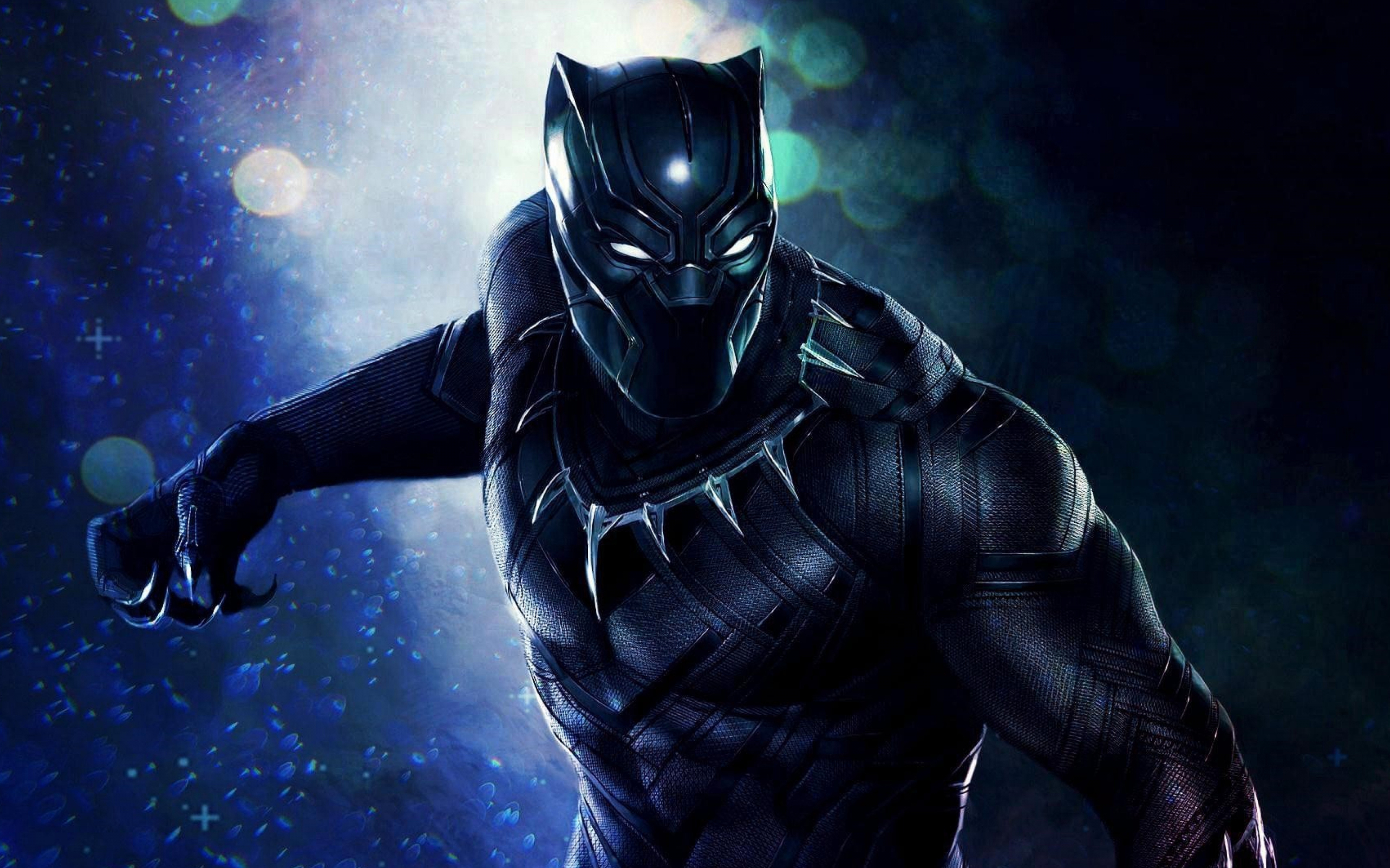 Black Panther, superhero, artwork, 2880x1800 wallpaper