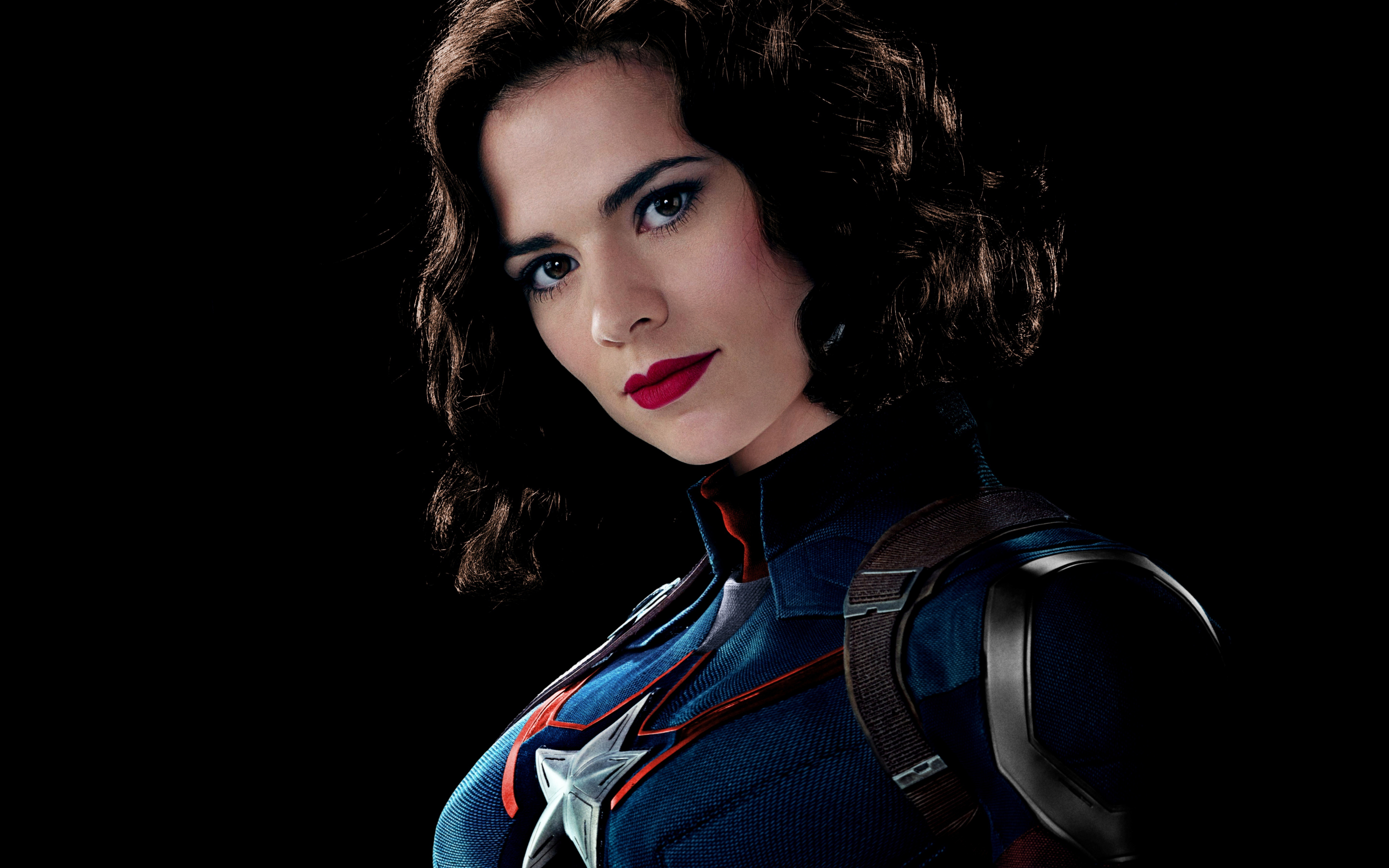 Peggy Carter, Hayley Atwell, Captain America, marvel comics, celebrity, 2880x1800 wallpaper
