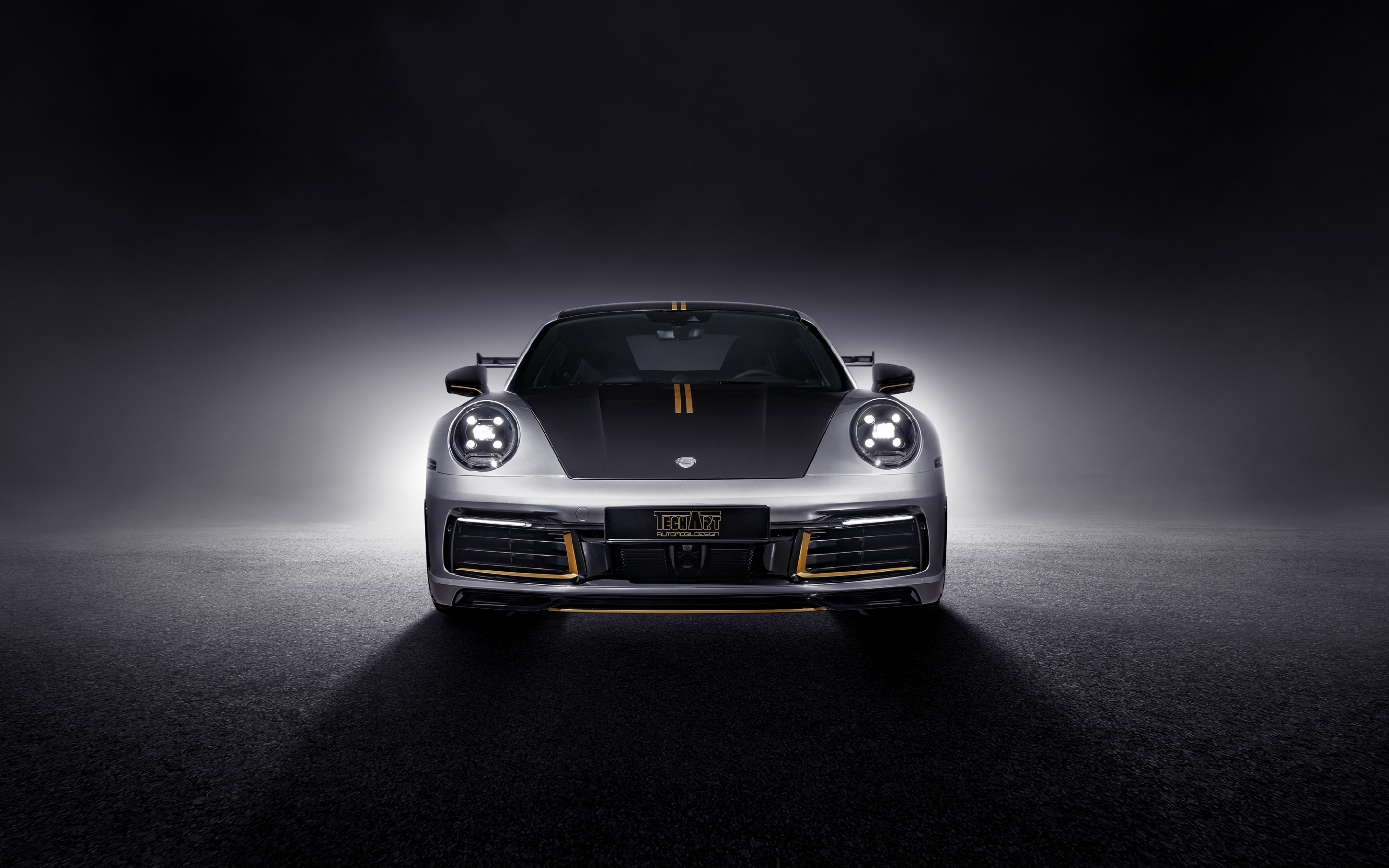Porsche 911 Carrera Tech Art, front-view, 2019, 2880x1800 wallpaper