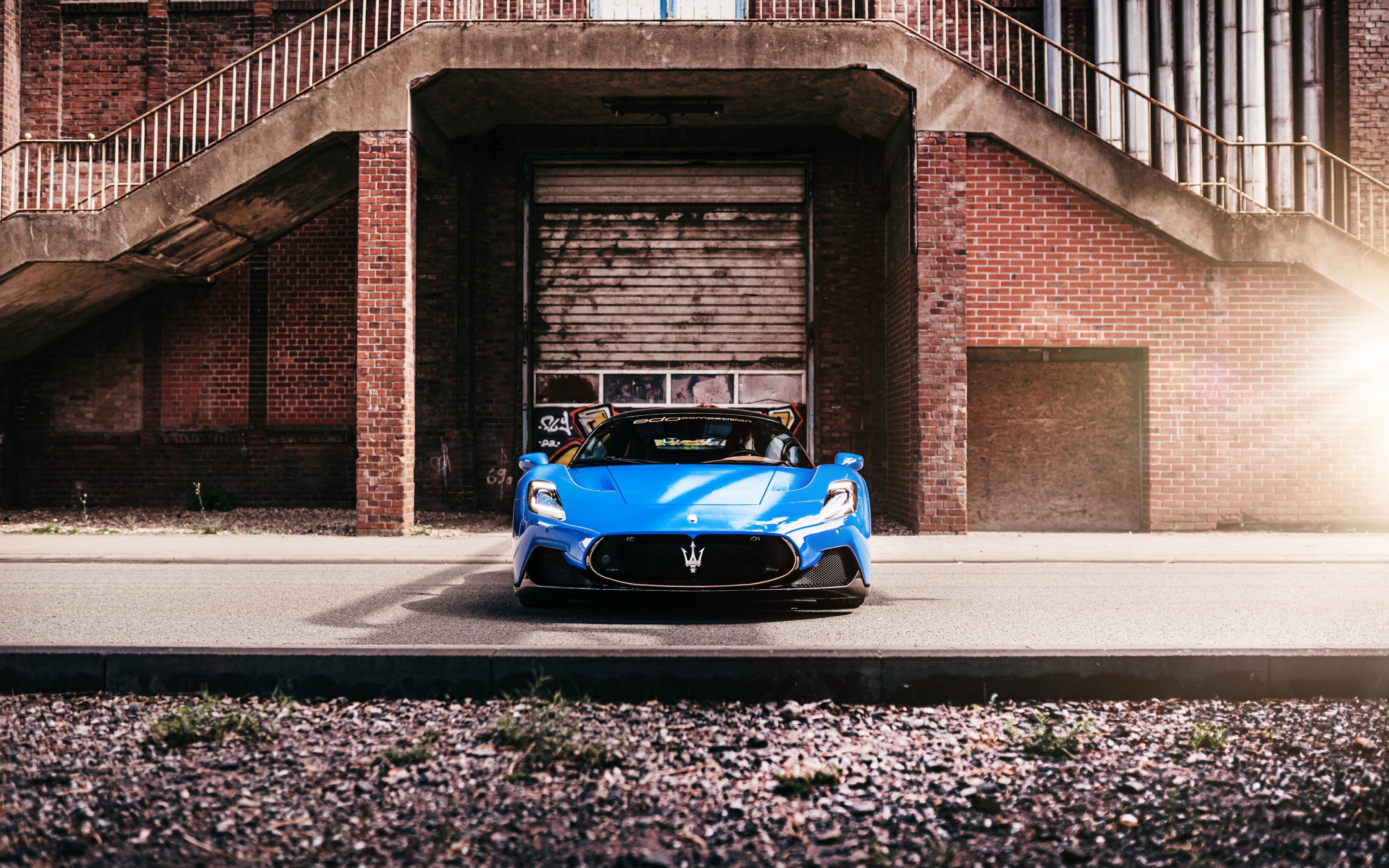 Maserati MC20 EDO competition coupe, blue car, 2880x1800 wallpaper
