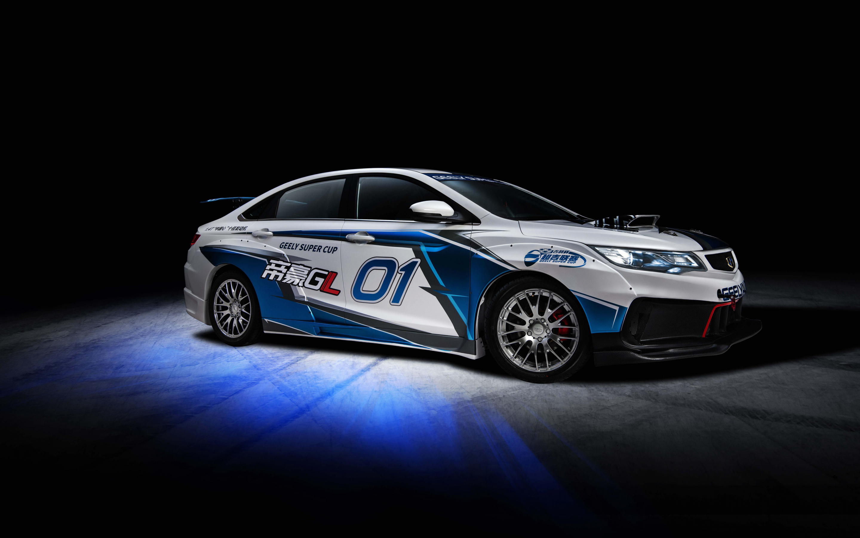 2018, racer car, Geely Emgrand GL, side view, 2880x1800 wallpaper