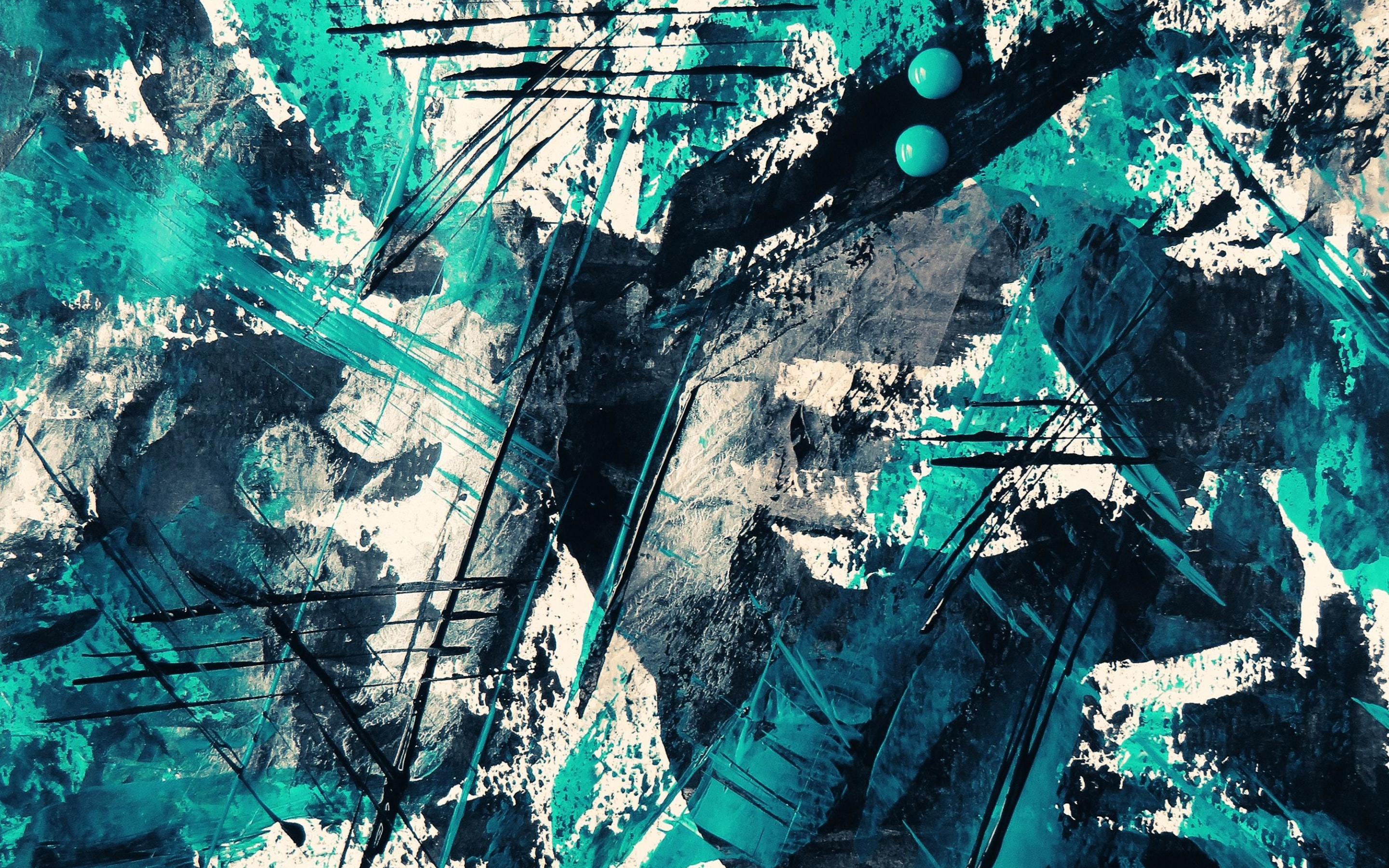 Marks, canvas, blue-dark, art, 2880x1800 wallpaper