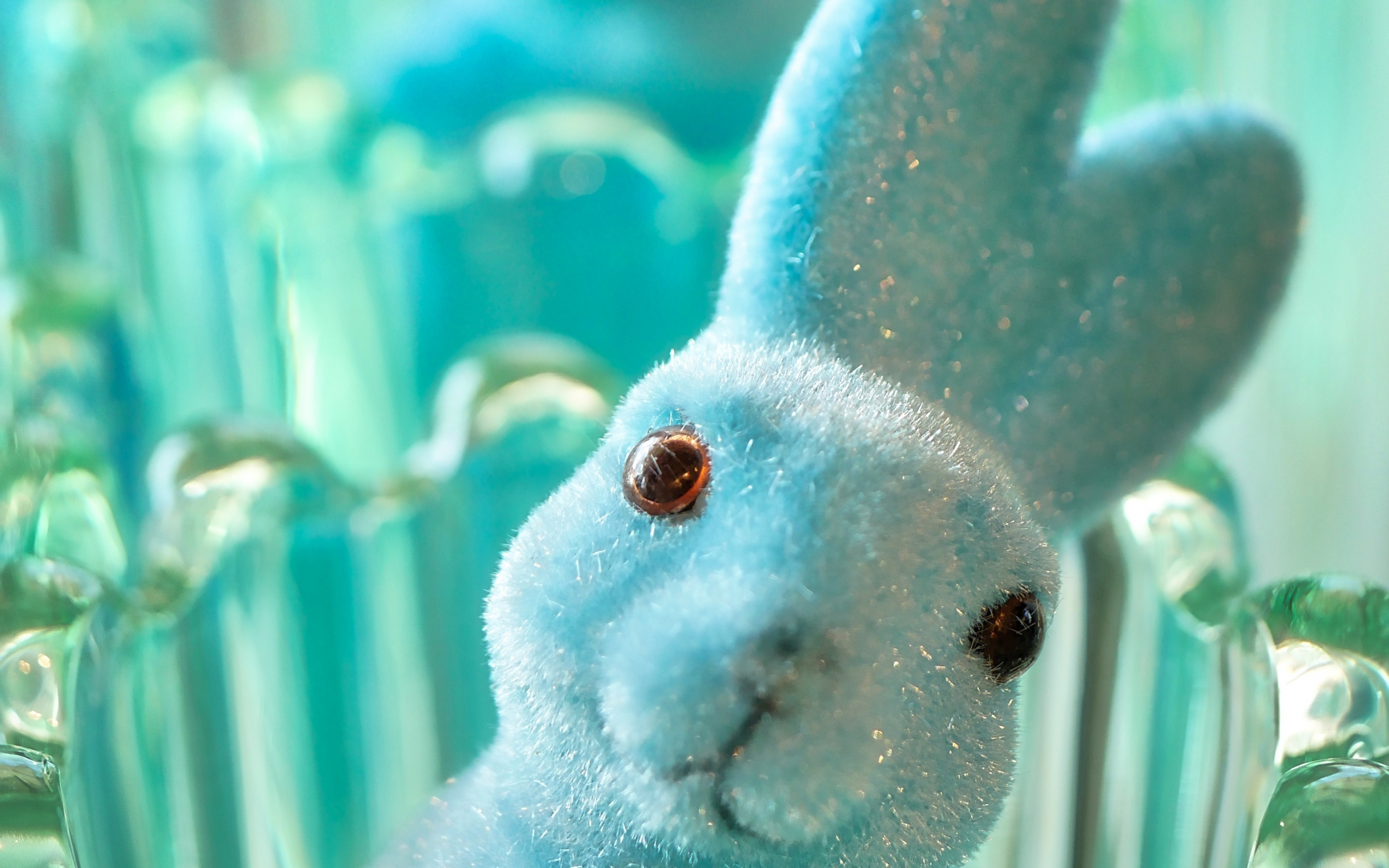 Hare, rabbit, cute, bunny, figure, 2880x1800 wallpaper