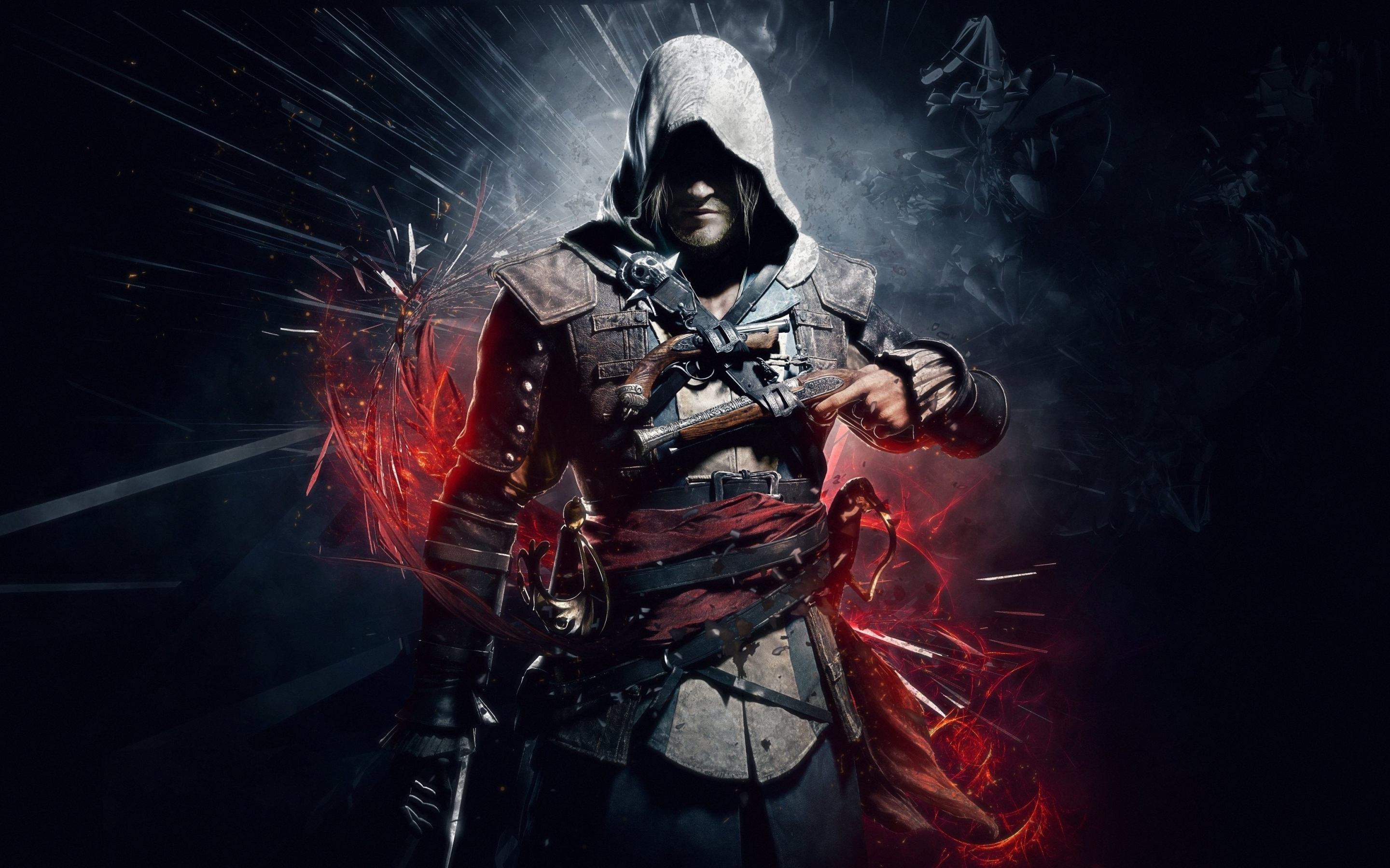 Assassin's Creed, fighter skin, game, 2880x1800 wallpaper