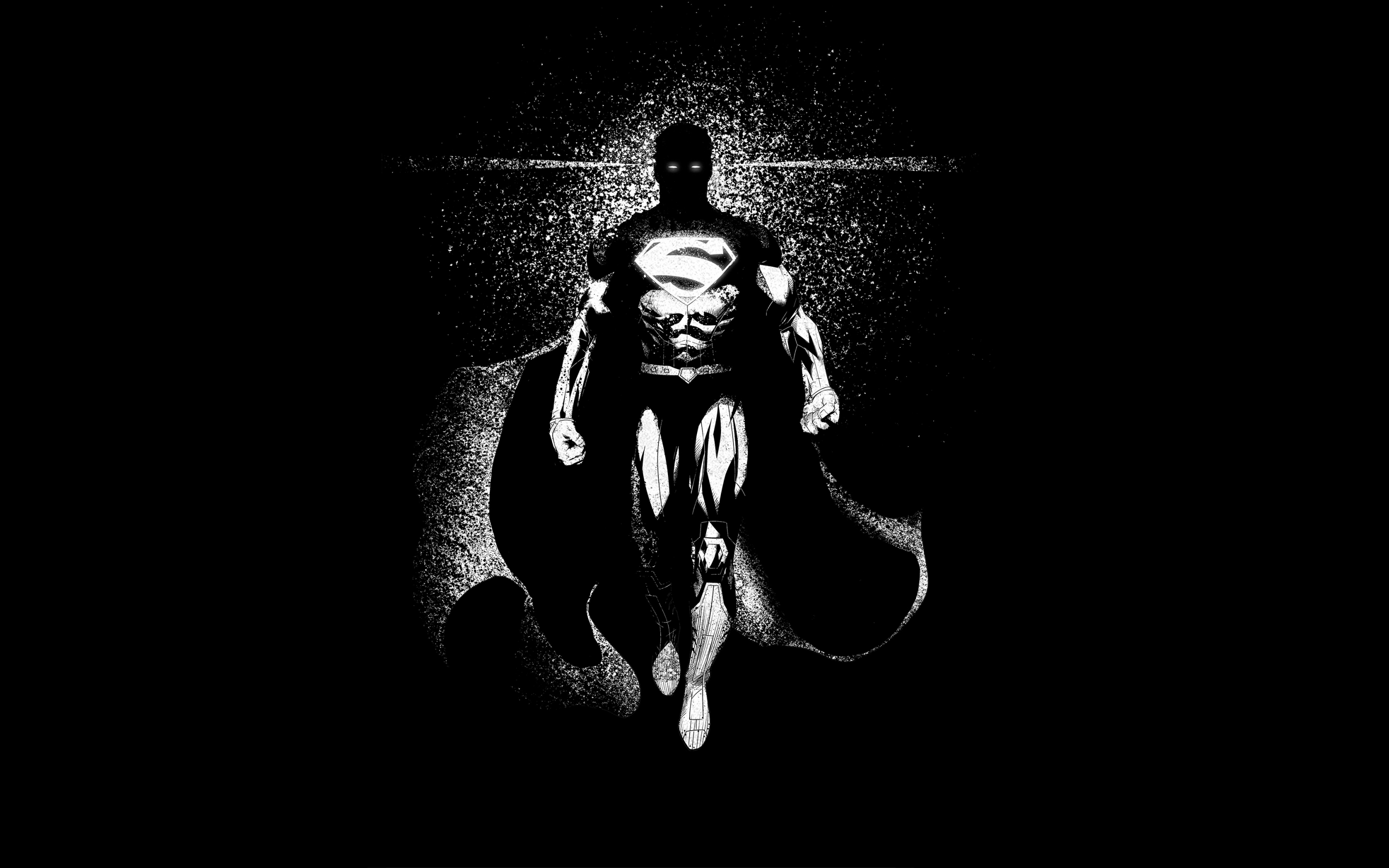 Superman, 2020, dark & minimal, art, 2880x1800 wallpaper