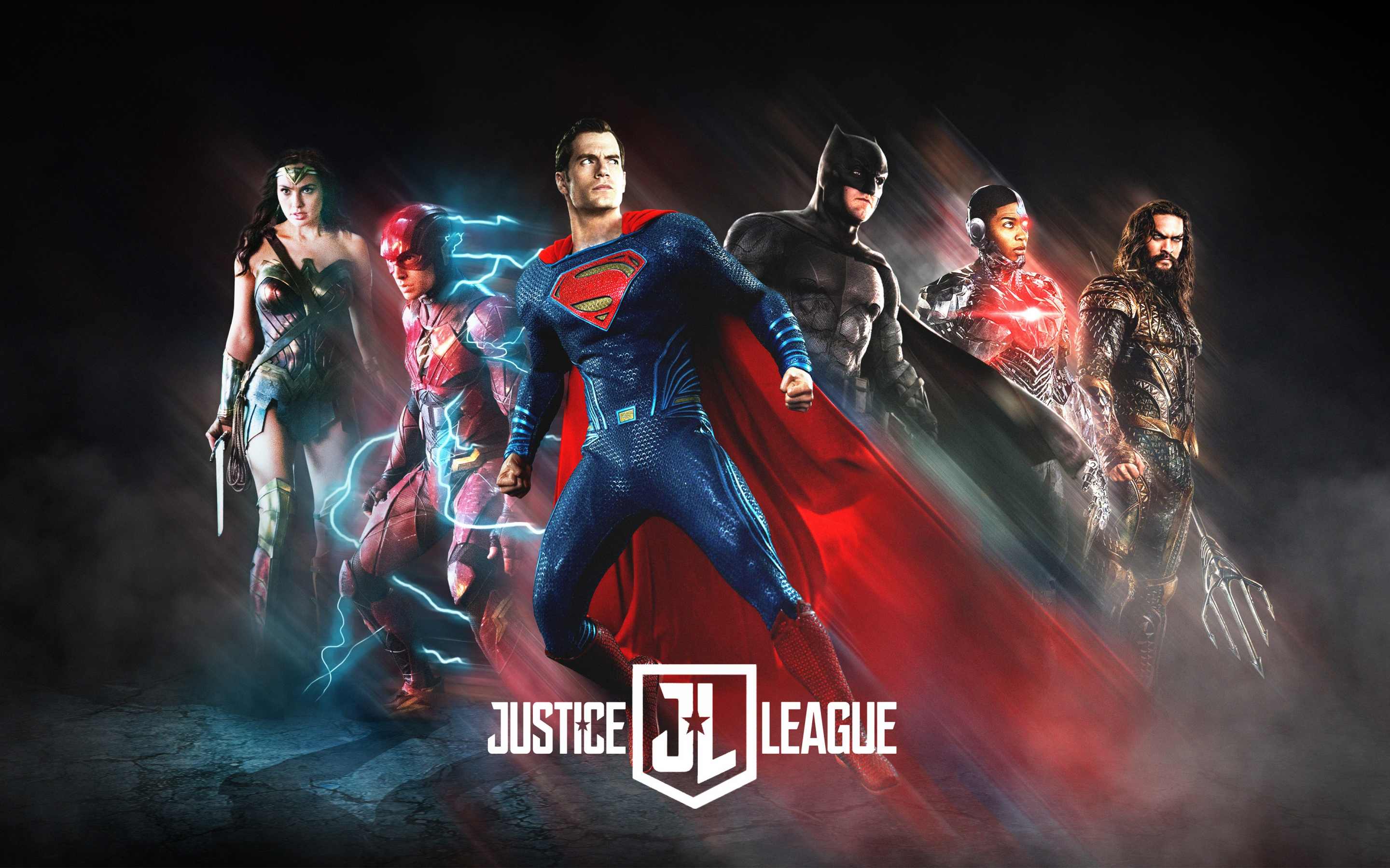 Justice league, fan art, movie, poster, 2880x1800 wallpaper