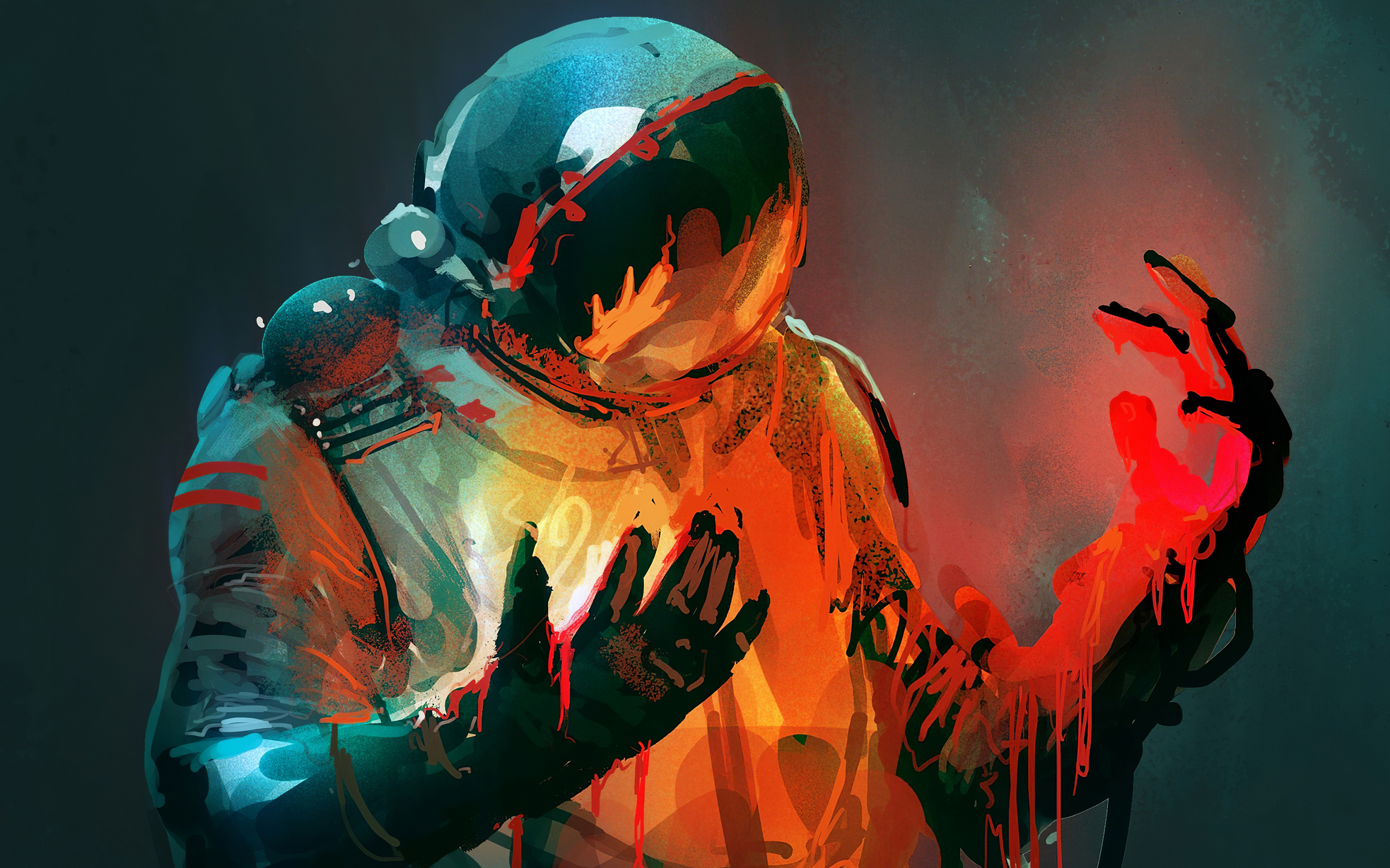 Astronaut, fantasy, 2019, art, 2880x1800 wallpaper