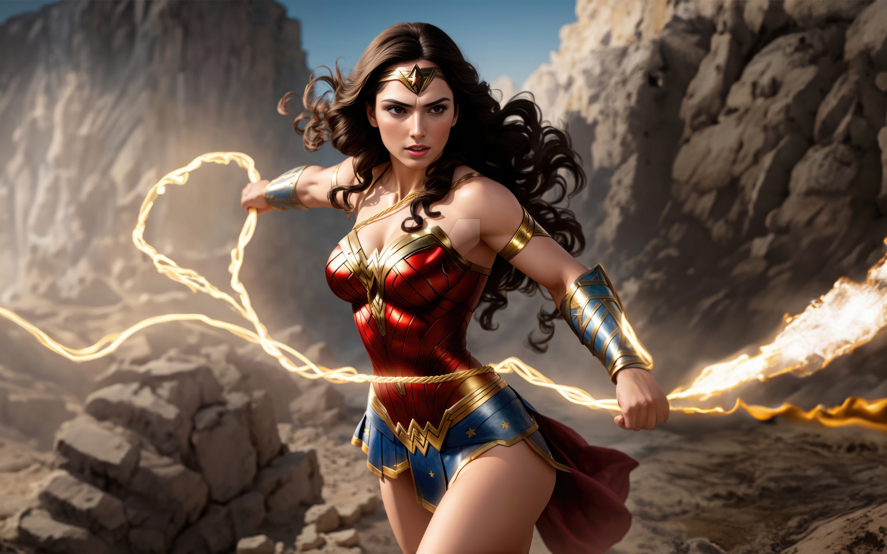 Pretty and bold Wonder Woman, 2023, 2880x1800 wallpaper