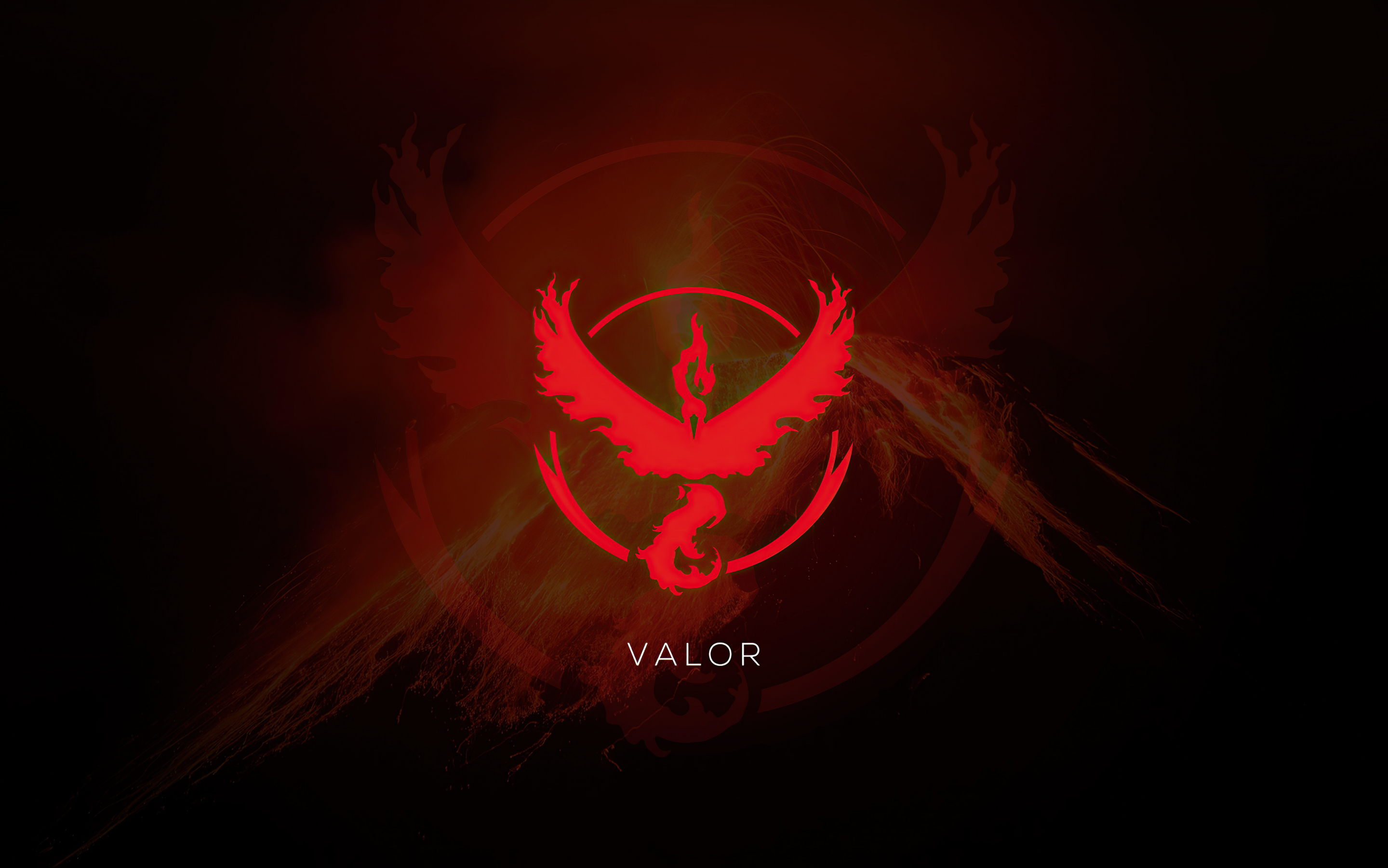 Valor of Pokemon Go, Logo, art, 2880x1800 wallpaper