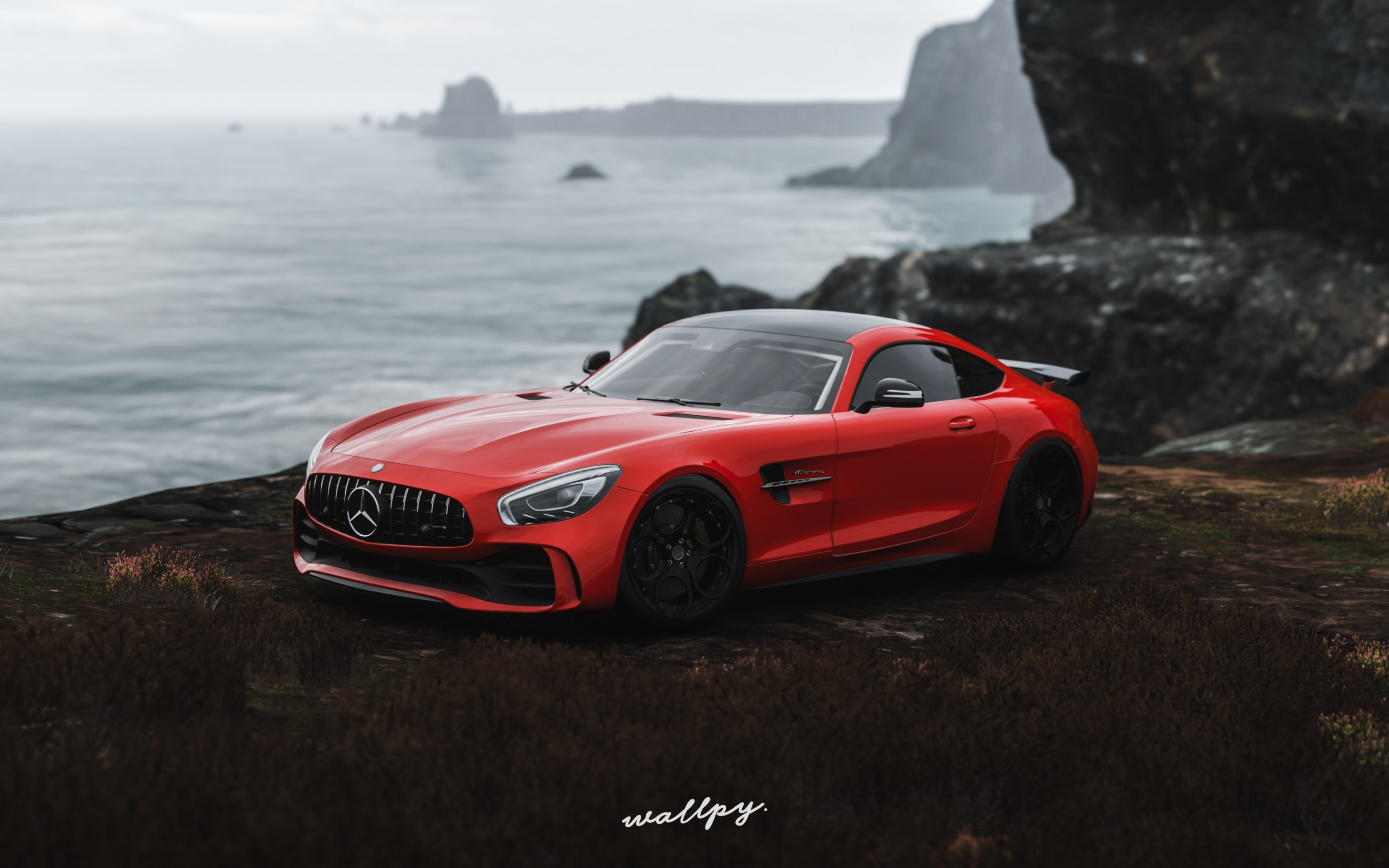 Mercedes-AMG GT R, off-road, Forza Horizon 4, video game, 2880x1800 wallpaper