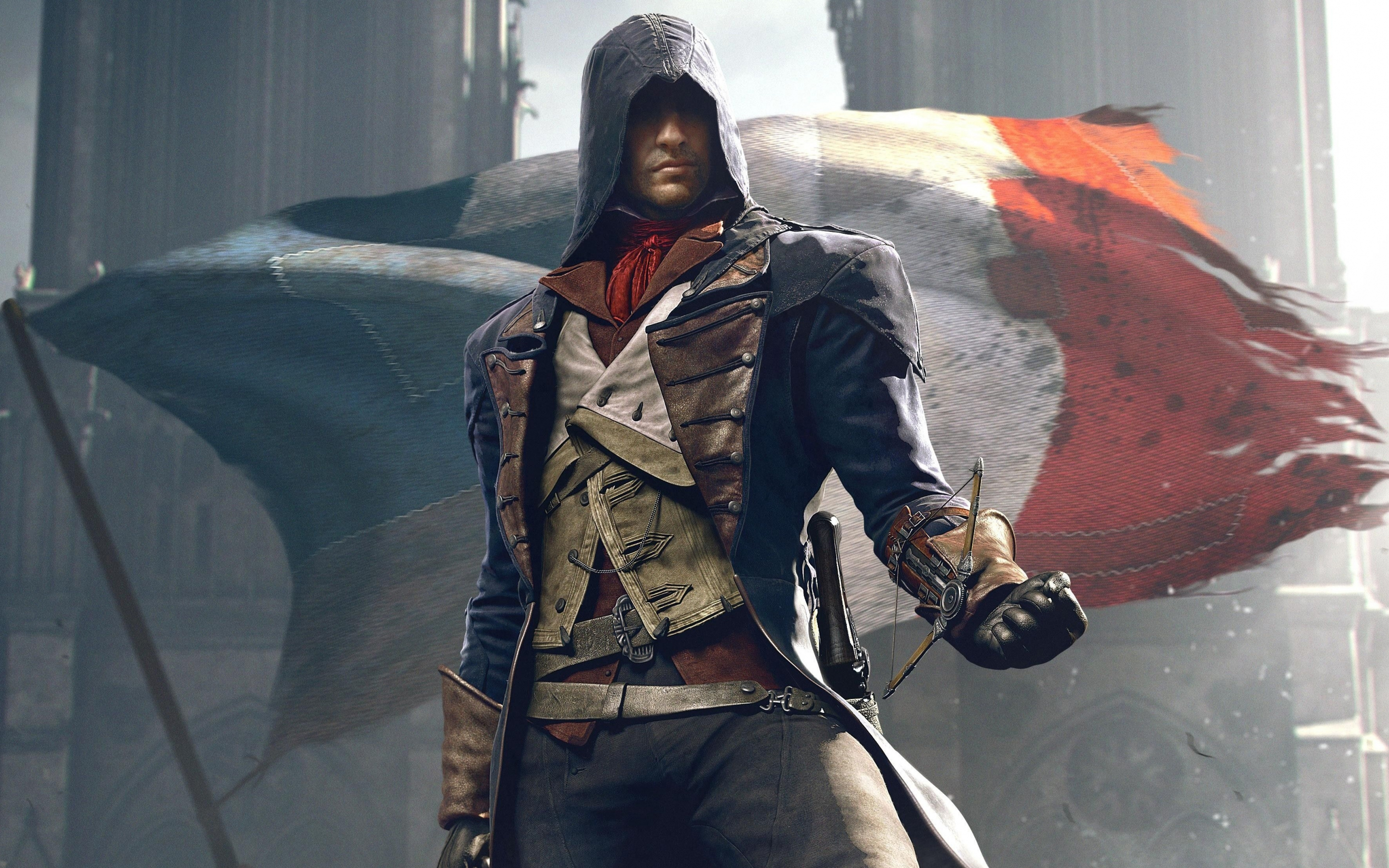 Art of Assassin, Assassin's Creed Unity, 2880x1800 wallpaper