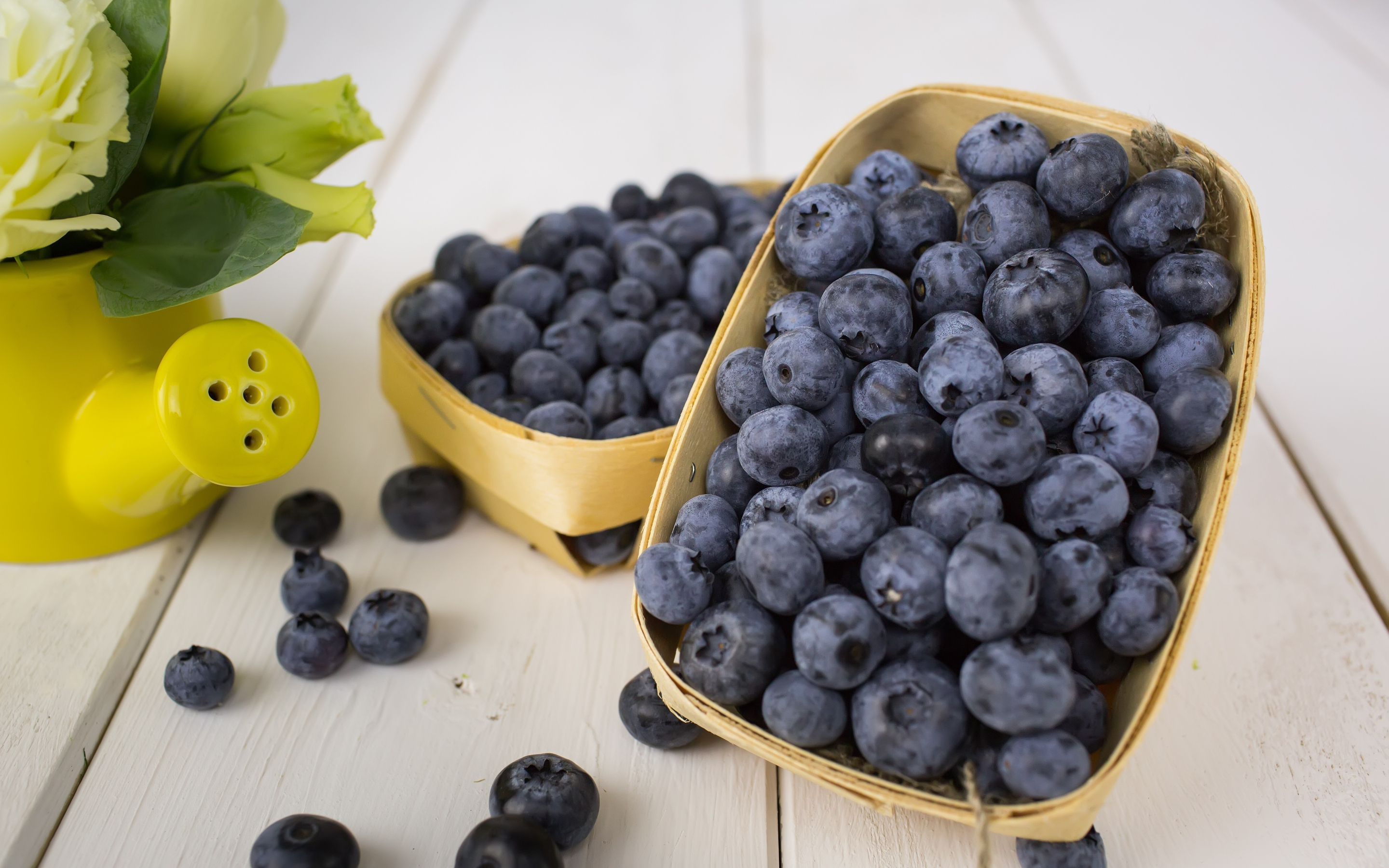 Fresh fruits, ripen, fruits, blueberry, 2880x1800 wallpaper