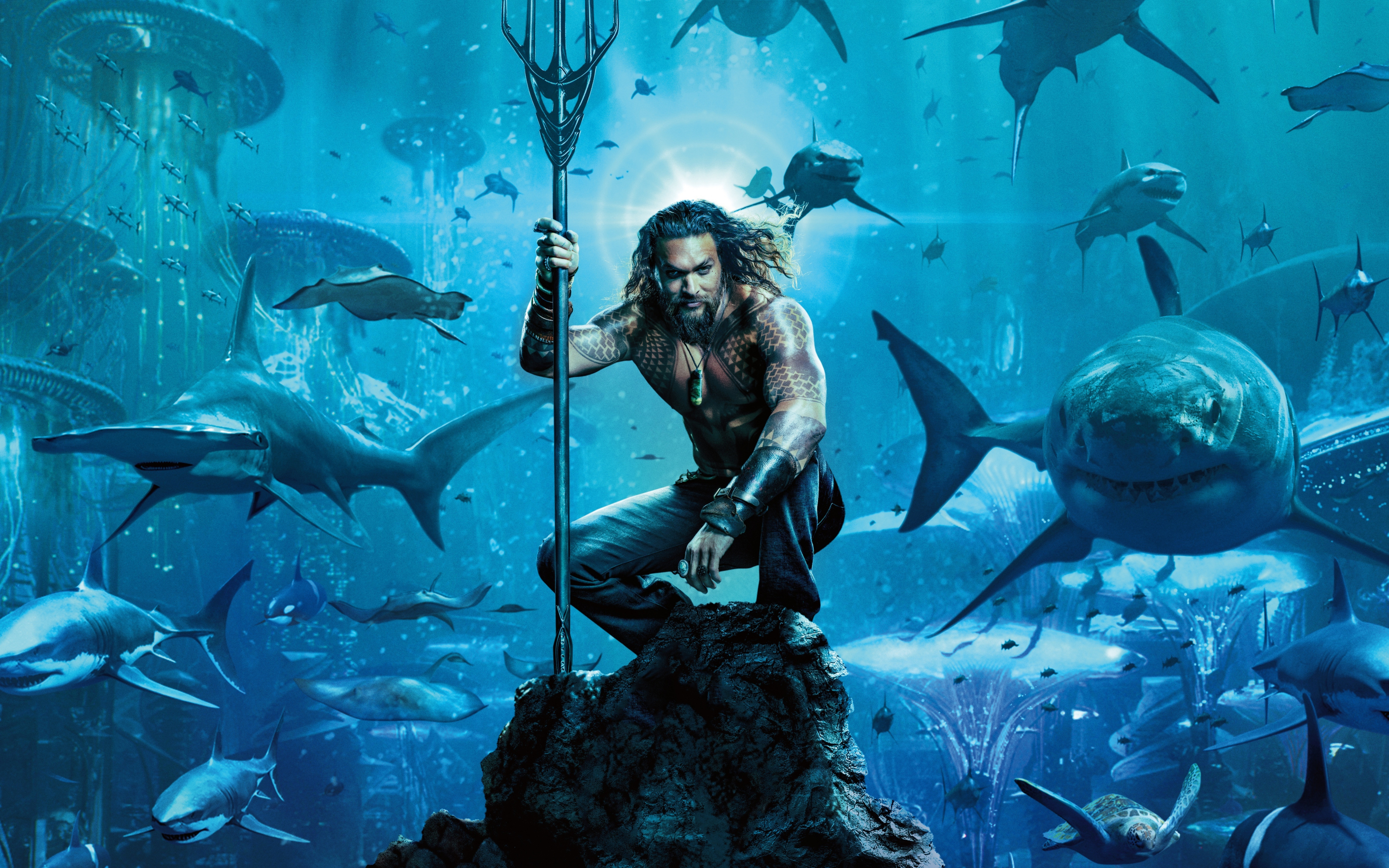 Aquaman, movie, 2018, underwater, 2880x1800 wallpaper