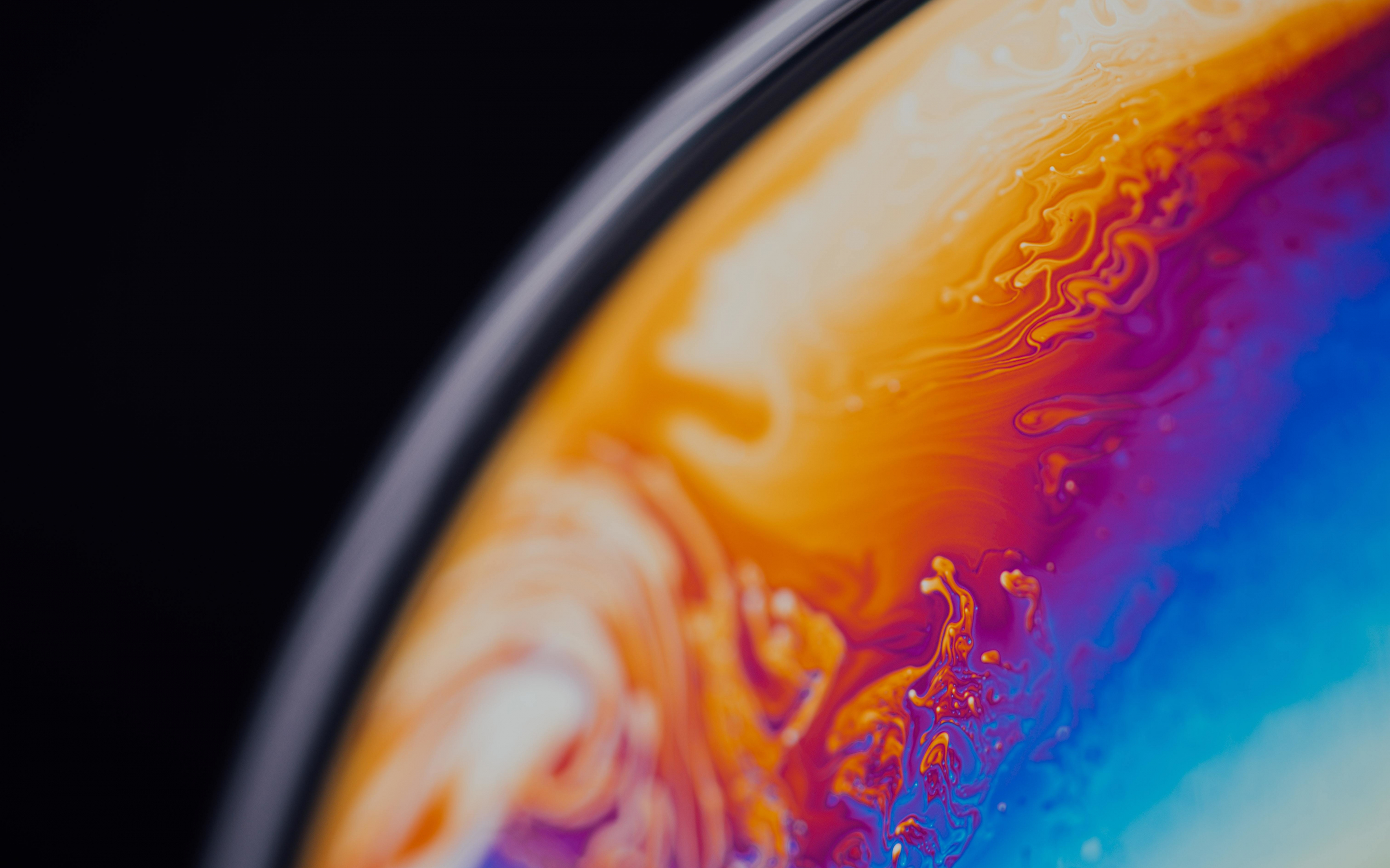 Texture, close up, surface, colorful, round, 2880x1800 wallpaper